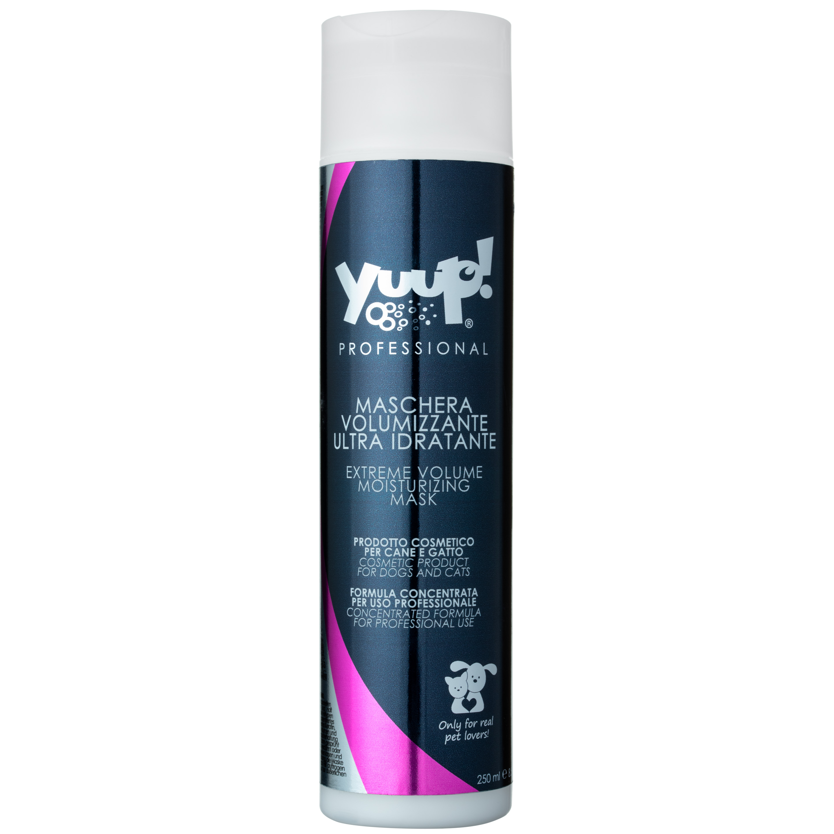 Yuup! Extreme Volume Moisturizing Mask – kaukė šunims ir katėms minkština ir giliai drėkina, neapsunkina plauko.