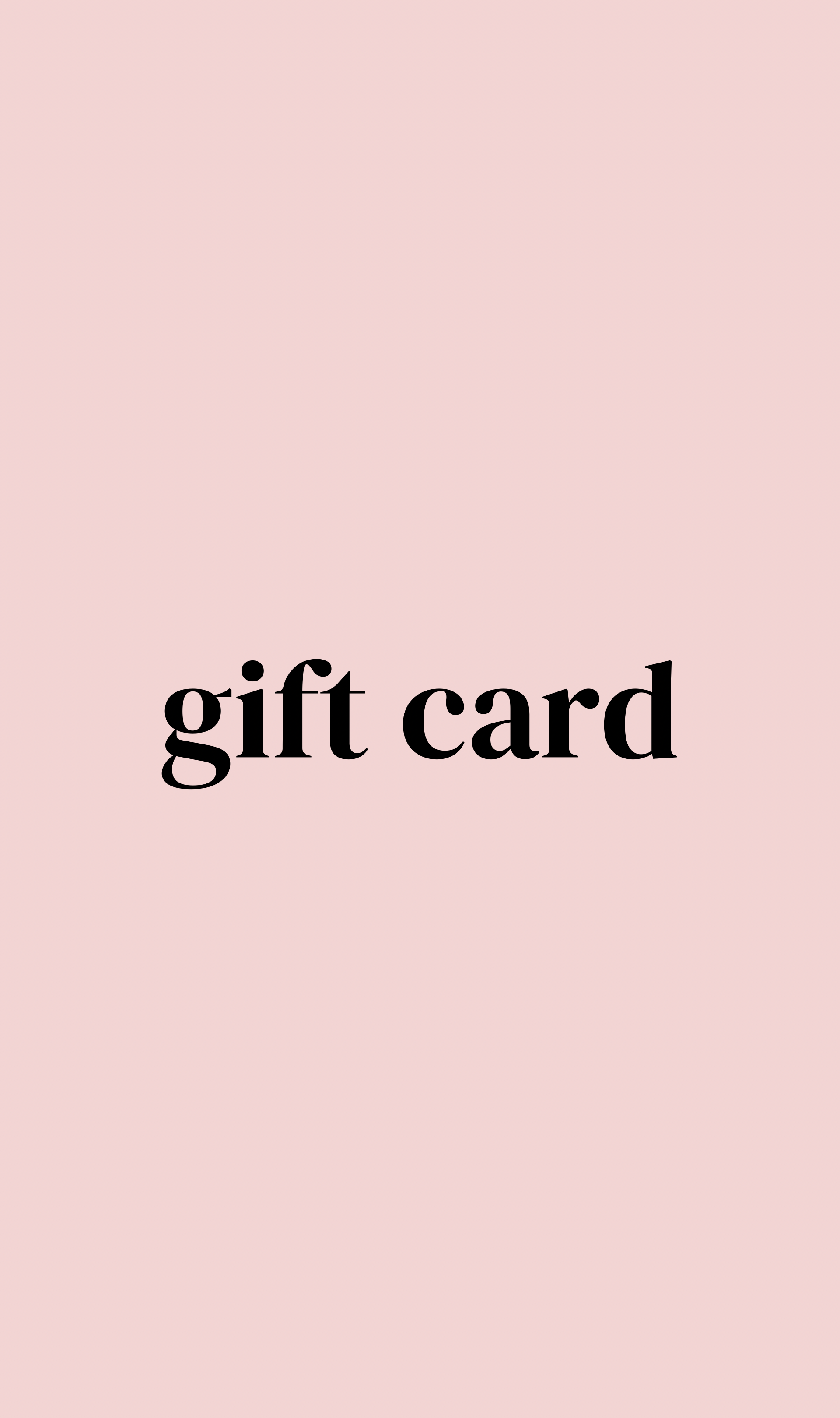 TARJETA DE REGALO (FÍSICA)