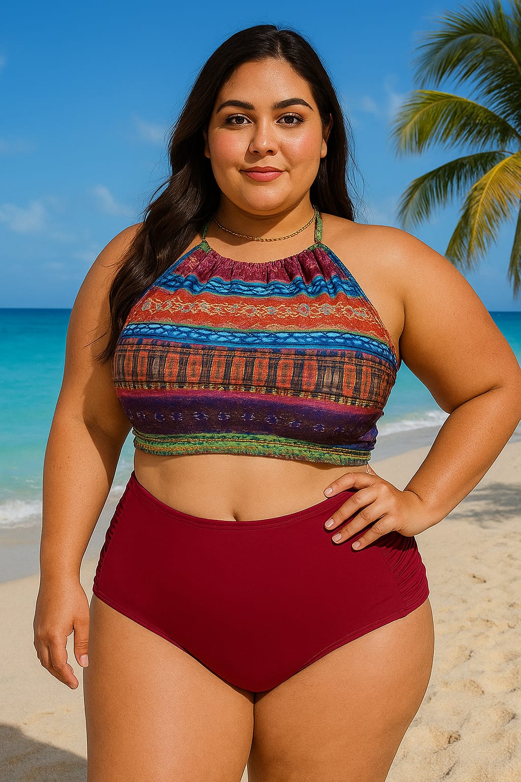 Biquíni Plus Size Estampado