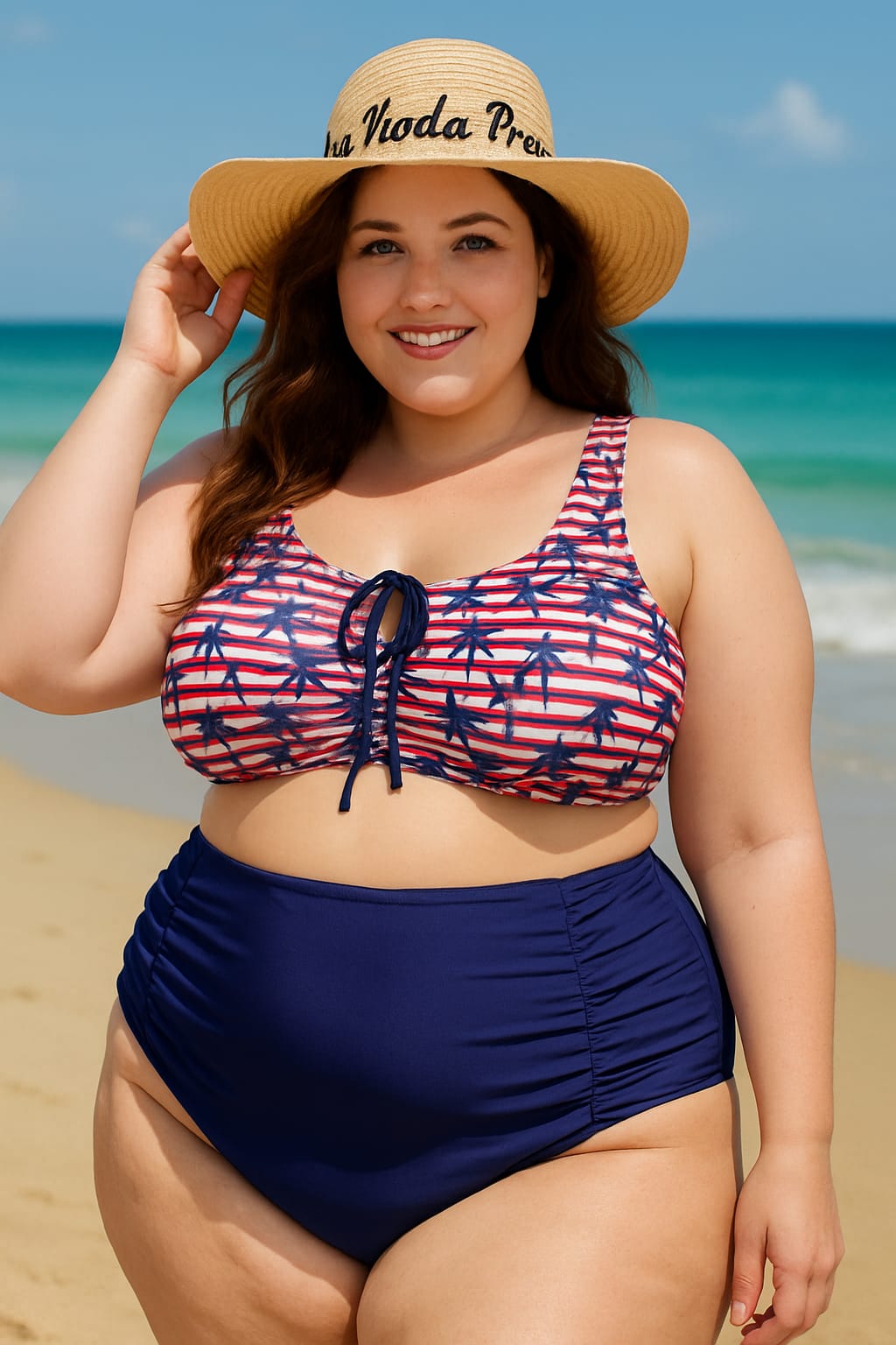 Biquíni Plus Size Estampado