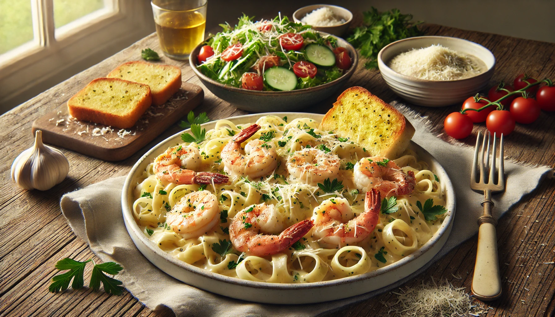 Shrimp Alfredo Pasta