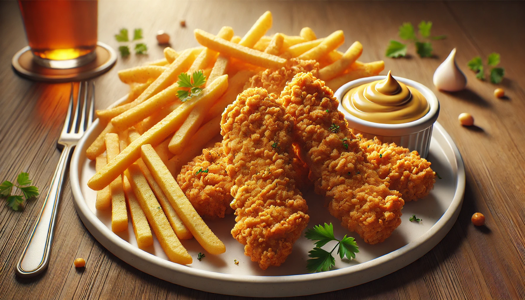 Crispy Chicken Strips Meal