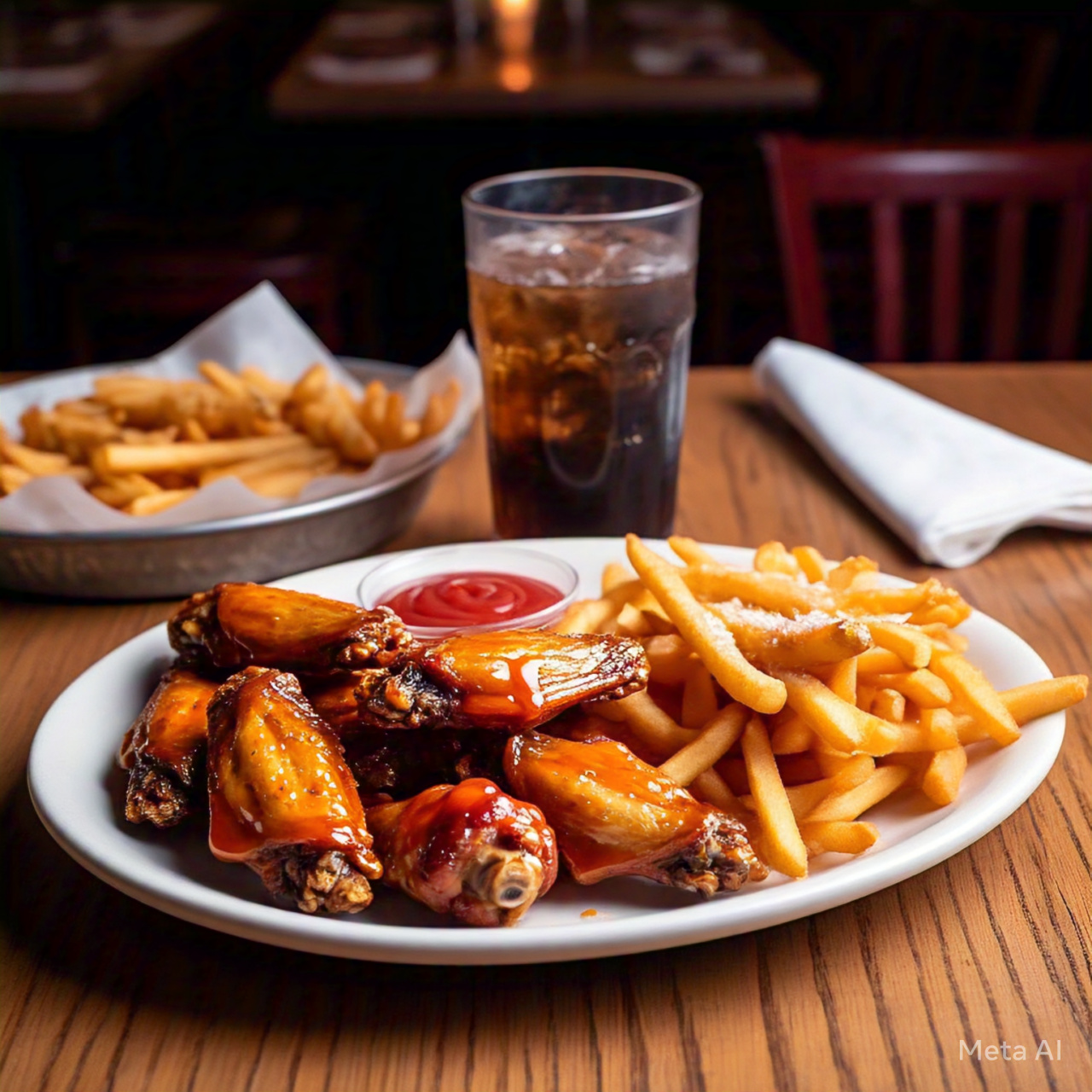 Chicken Wings & Fries Combo