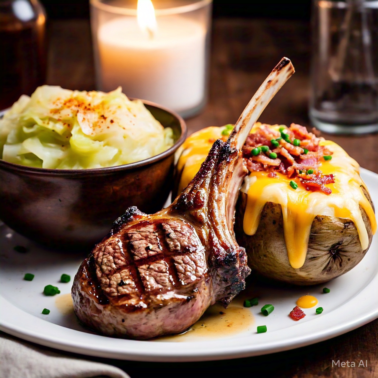 Gourmet Lamb Chop Dinner