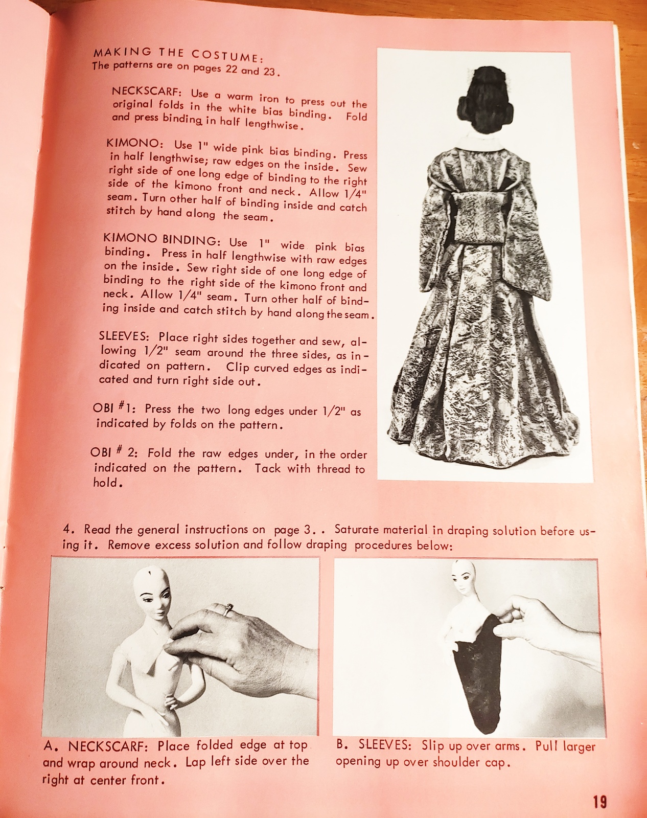 Draping Heirloom Figures How To Book Softcover By: Craft Course - For Dip N' Drape Cloth