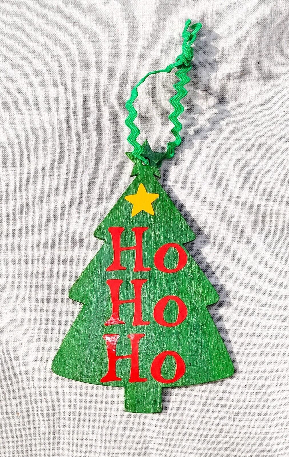 Ho Ho Ho Christmas Tree Ornament to Personalize 