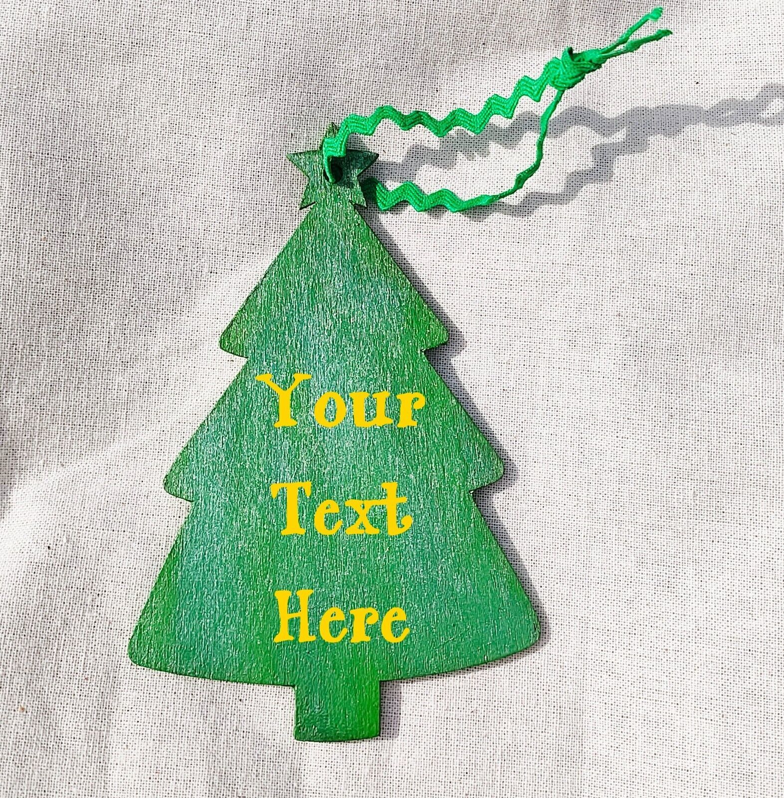 Ho Ho Ho Christmas Tree Ornament to Personalize 