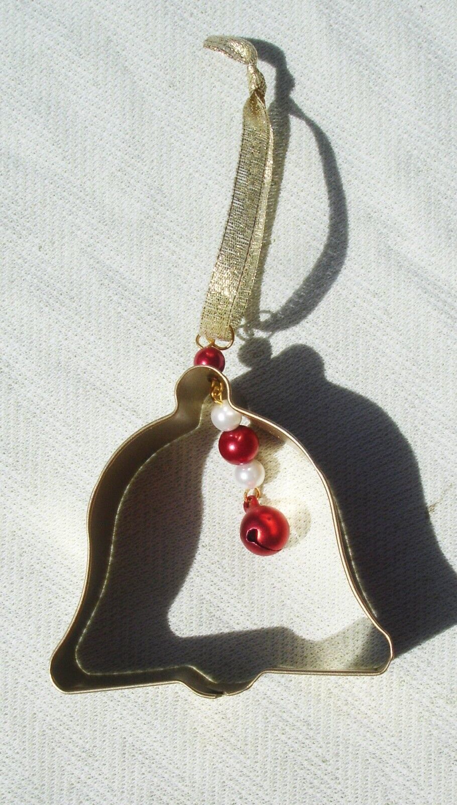 Kitchen Christmas Bell Cookie Cutter Holiday Ornament - Handmade Christmas Collectible
