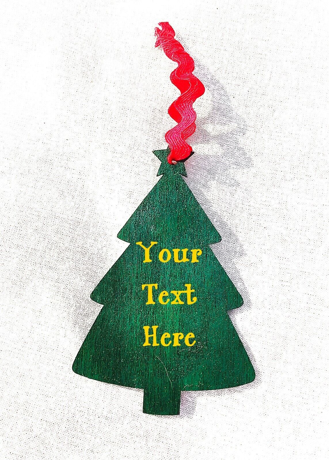 Merry & Bright Tree Ornament to Personalize