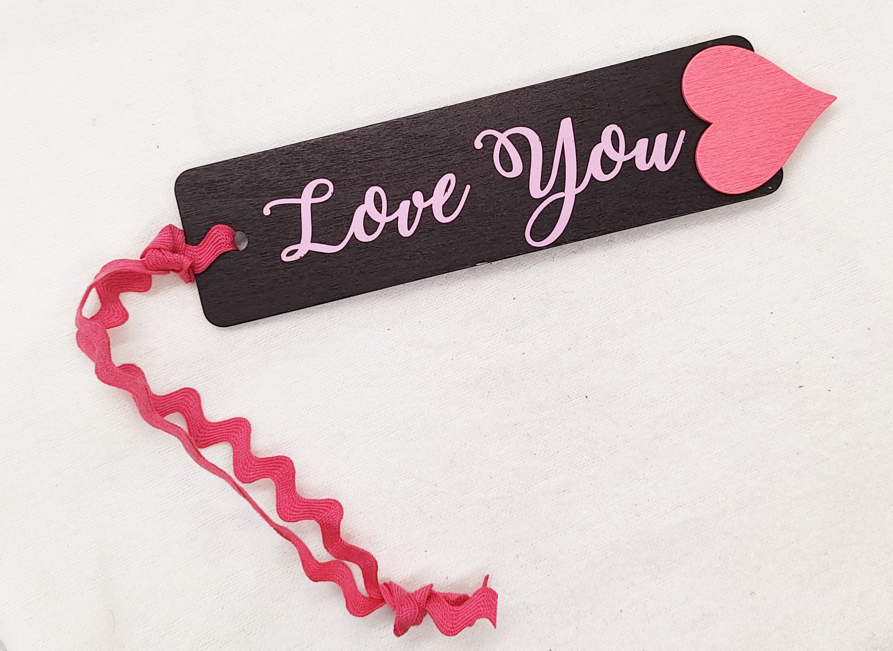Love You Heart Door Knob Hanger 