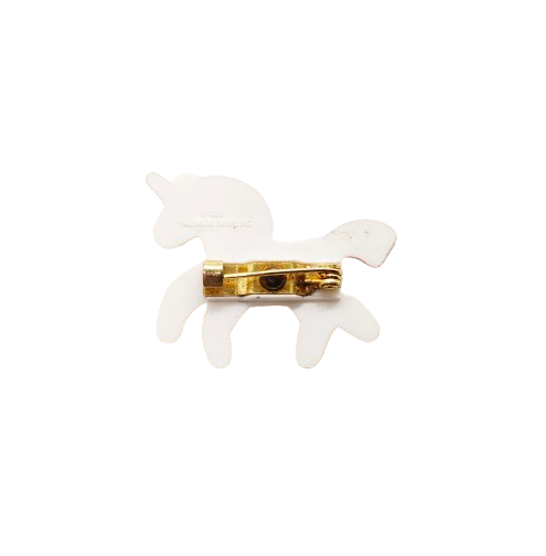 1986 Hallmark Cloisonné Unicorn Pin Brooch