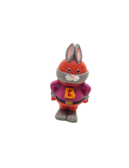 1993 Hallmark Super Hero Bunny Merry Miniature Figurine 