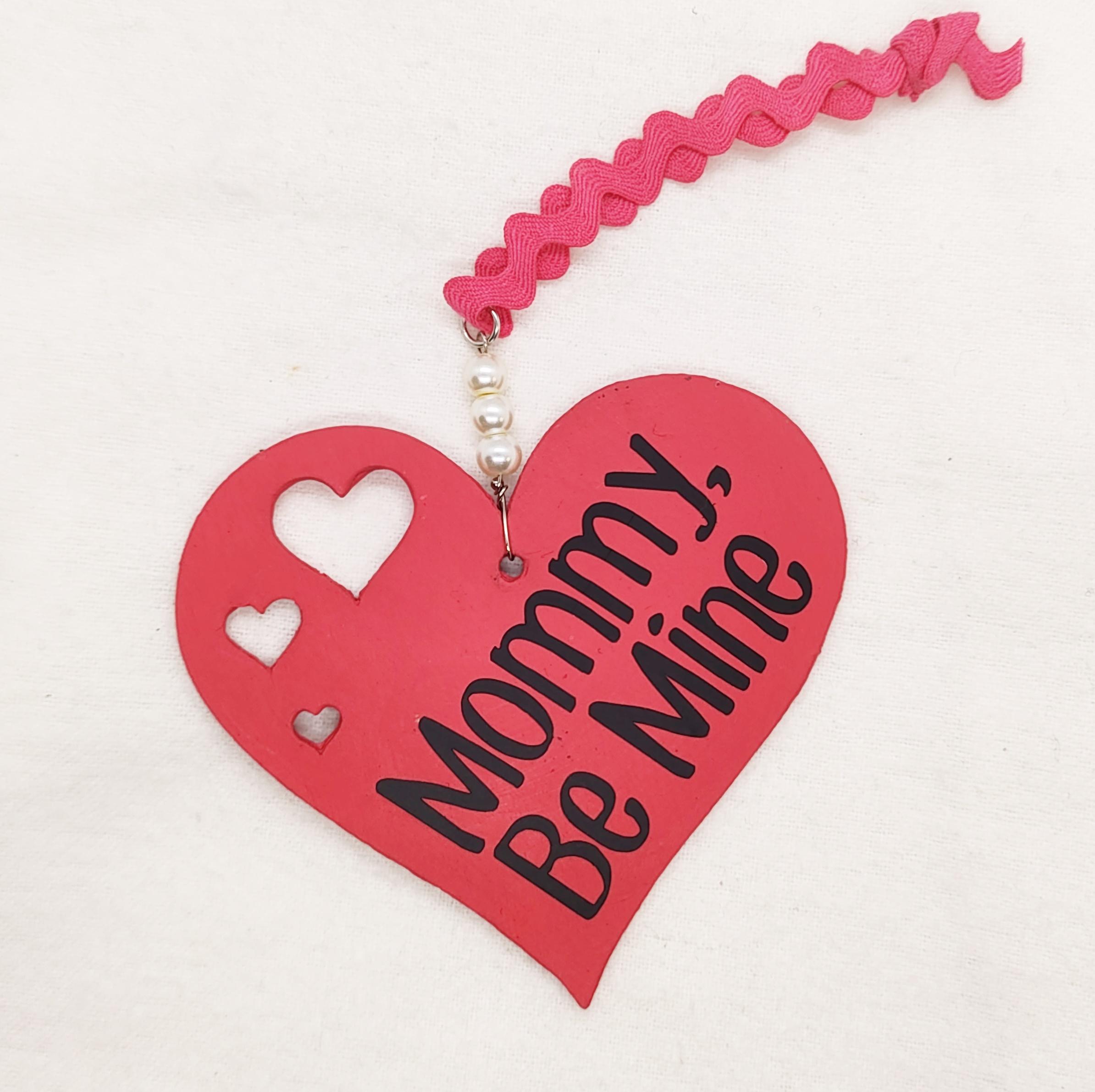 Mommy & Son, Be Mine Heart Shaped Hanging Accent Ornament 
