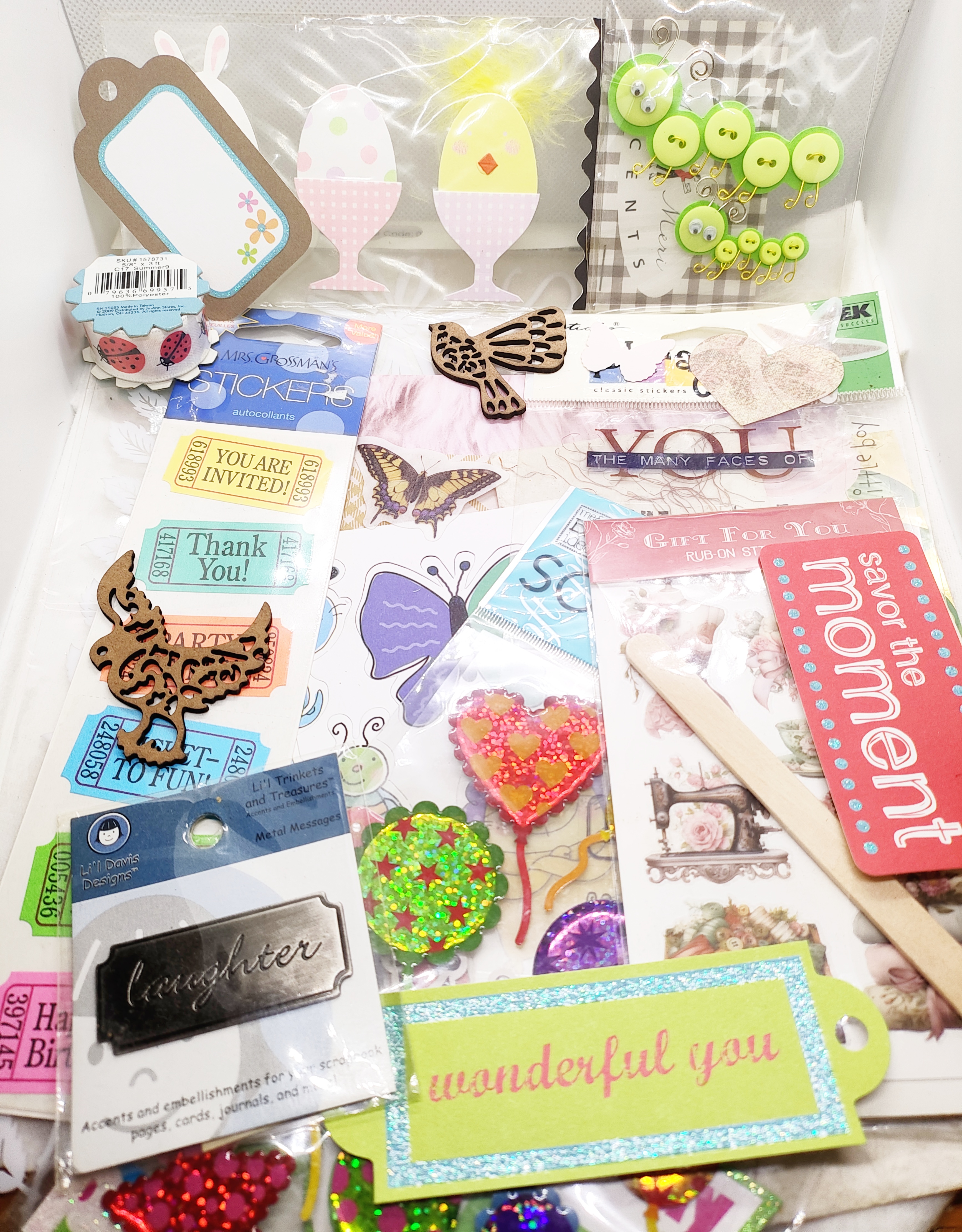 Scrapbooking, Junk Journal, Card Making, Paper Craft Grab Bag