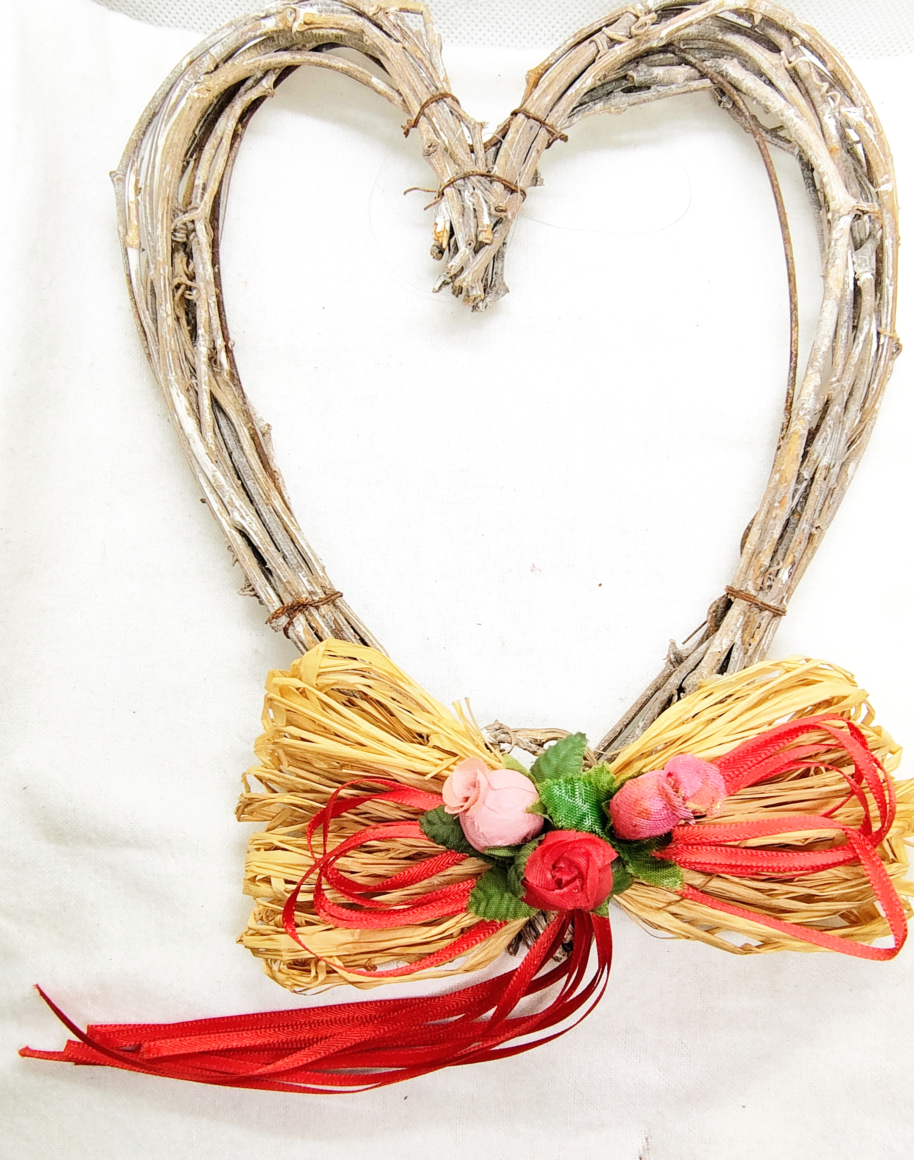 Handmade Small Heart Shaped Twig Wreath 