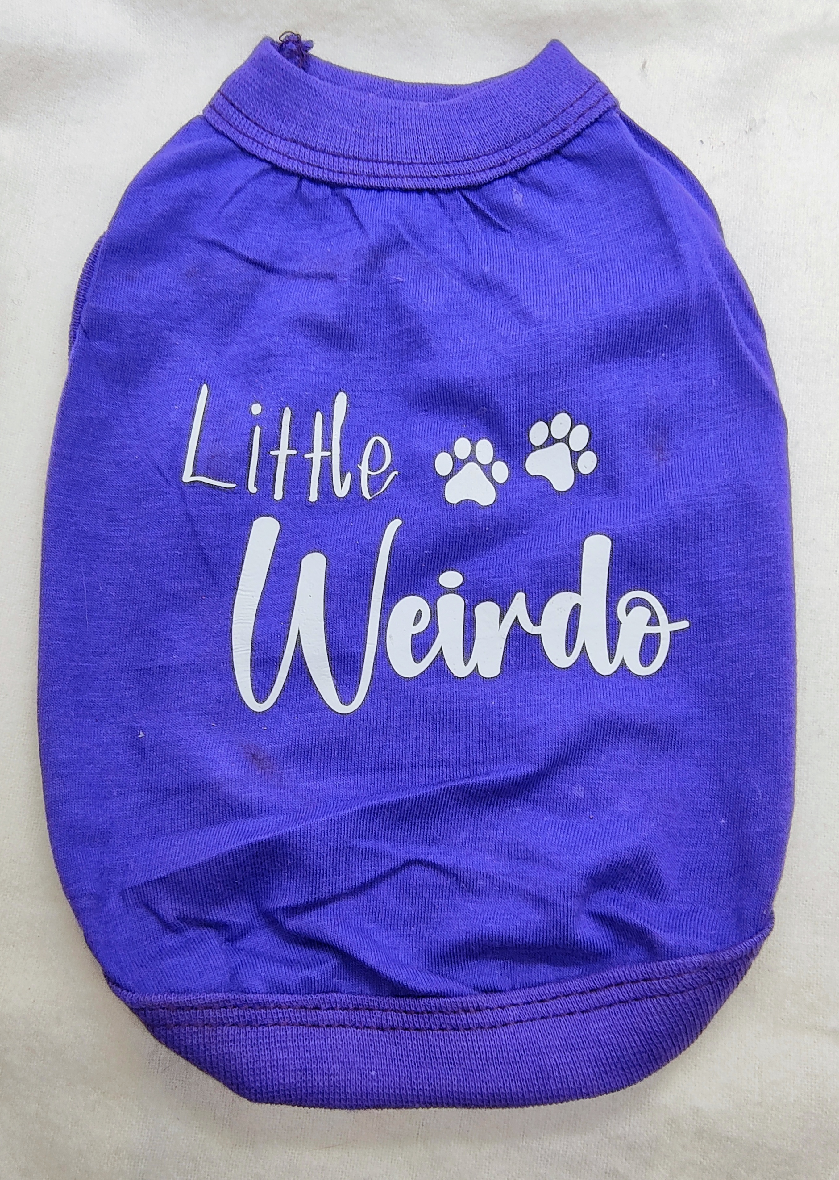 XX Small Purple Little Weirdo T-Shirt Sweater 