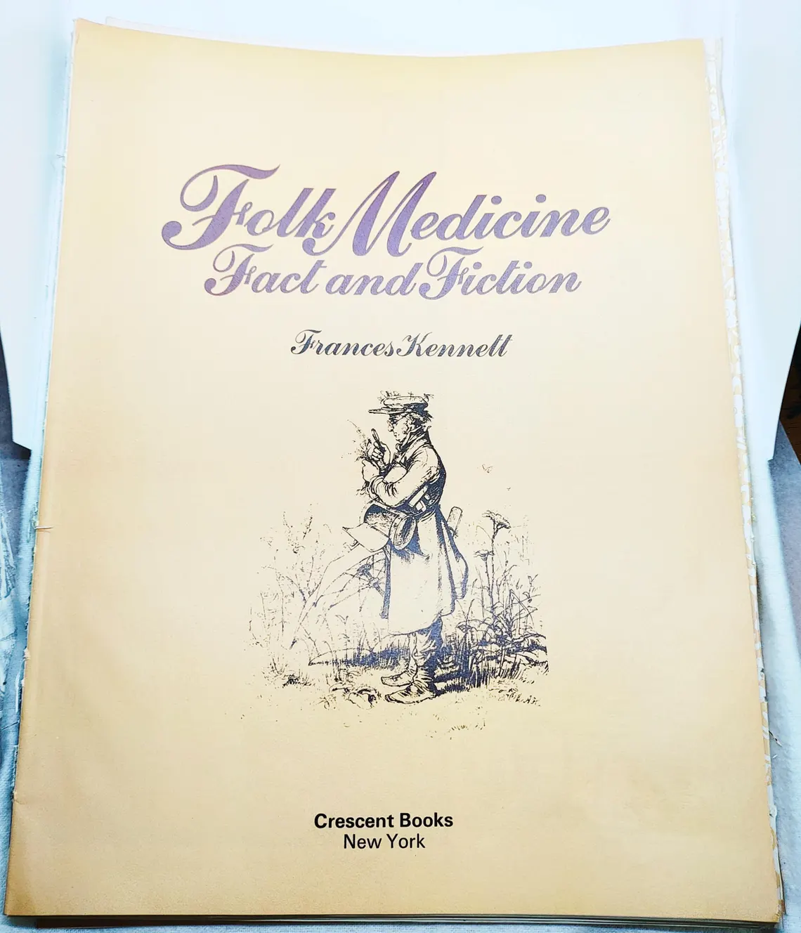 Vintage Book Page Bundle for Junk Journals - Folk Medicine Theme Collage Pages