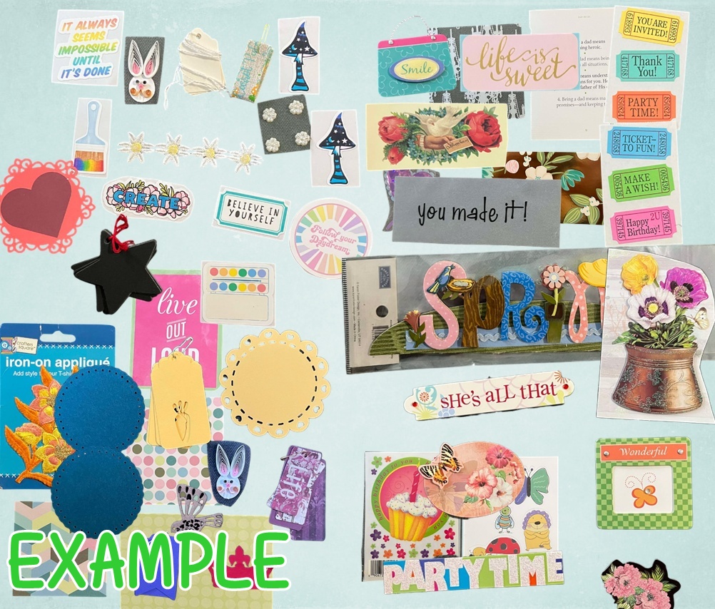 Scrapbooking, Junk Journal, Card Making, Paper Craft Grab Bag