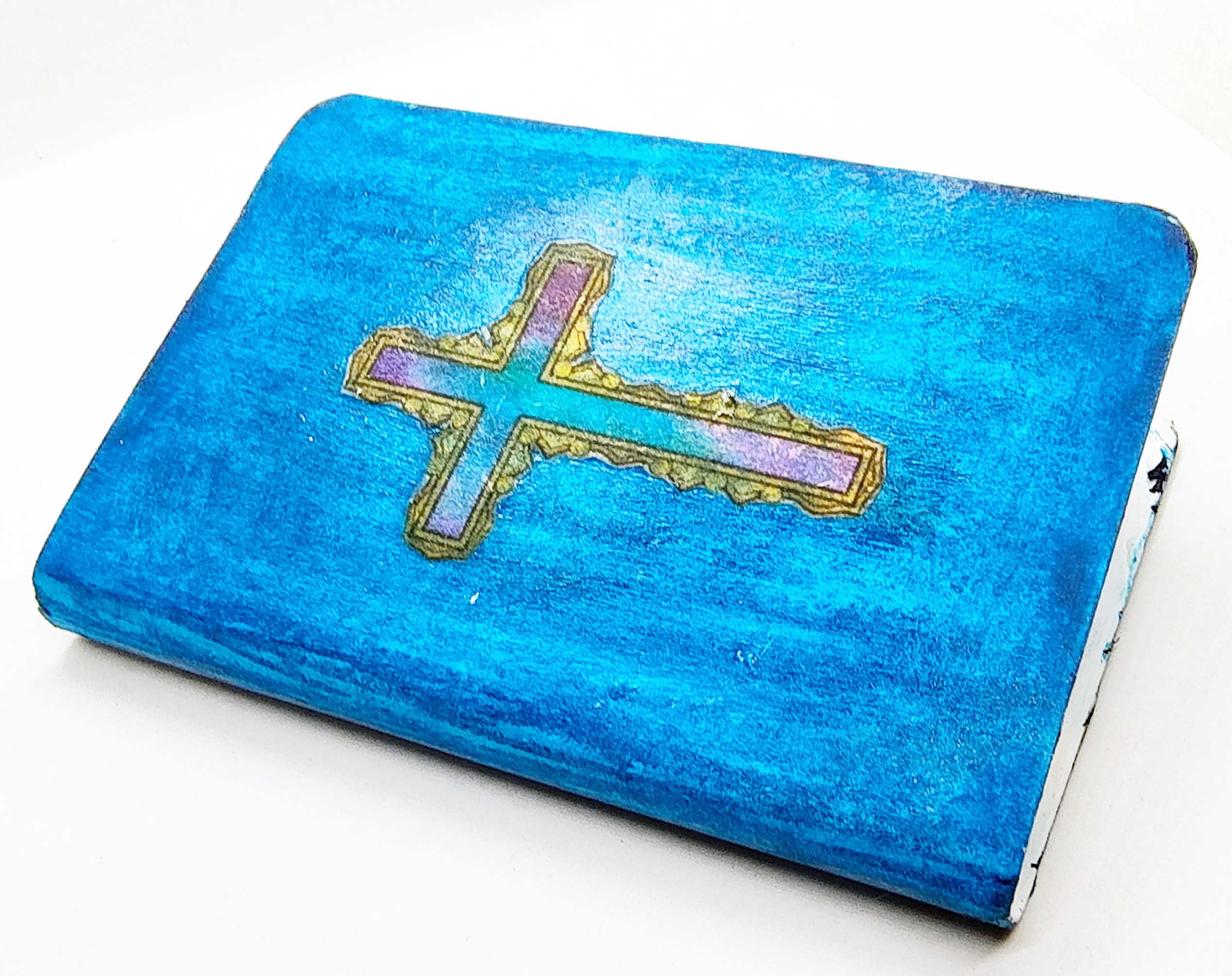 Christian Hand-Covered Pocket Bible - New Testament, Psalms, Proverbs 