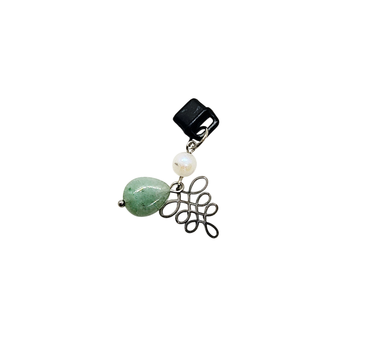Celtic Knot Gemstone Beaded Dust Plug Phone Charm