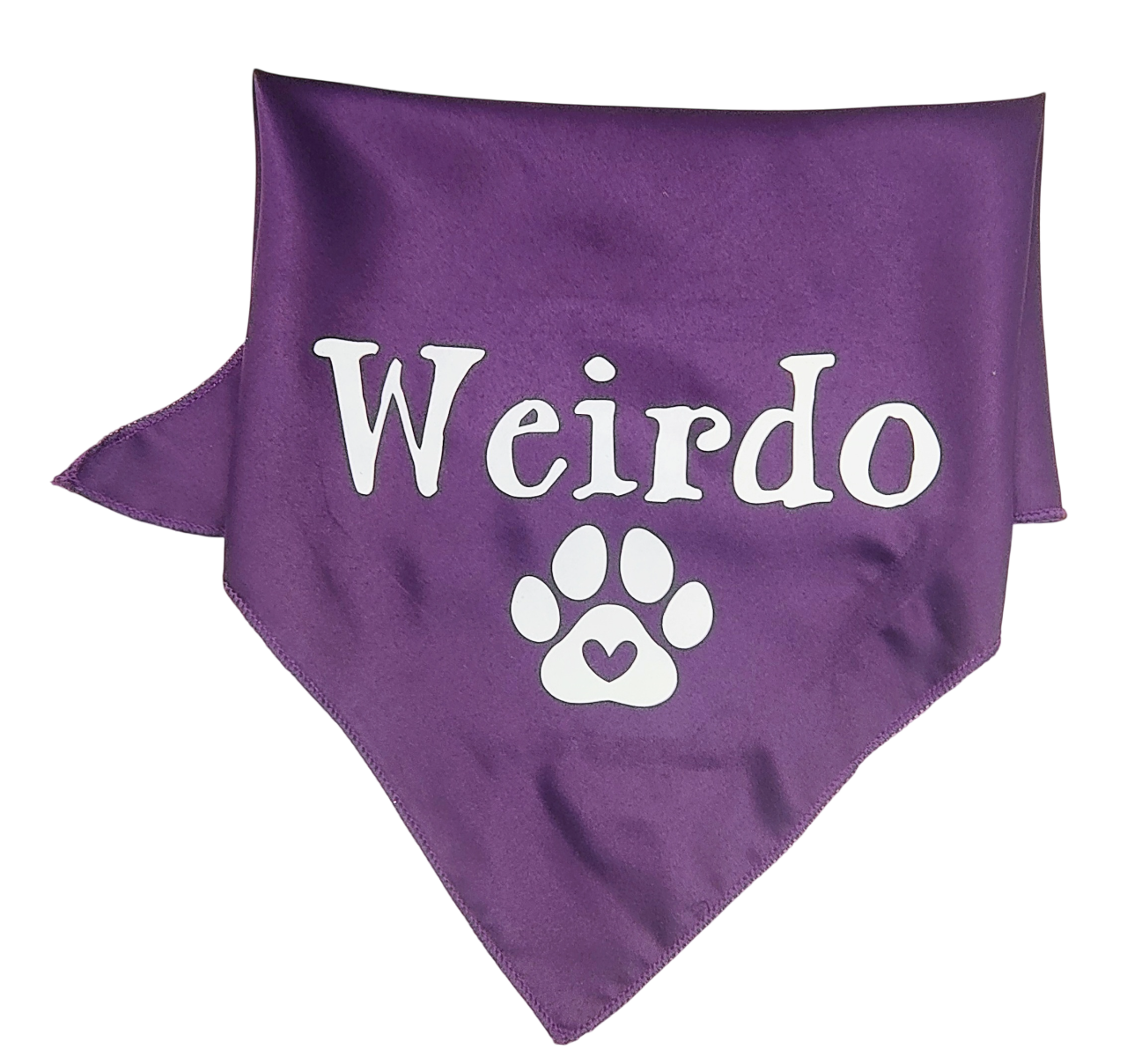 Medium Weirdo with Paw Print Dog Bandana Scarf