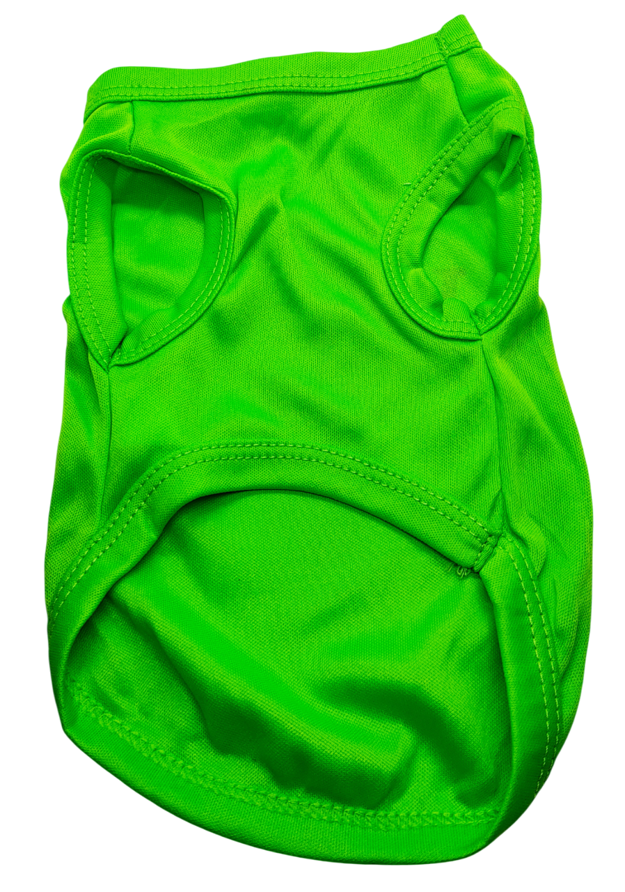 Small Green Weirdo Graphic Dog T-Shirt Clothes