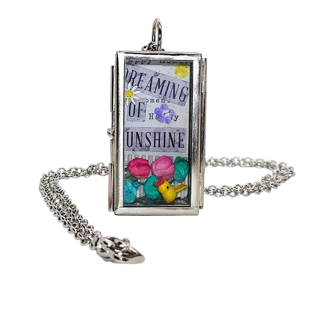 Dreaming of Sunshine Shadowbox Necklace