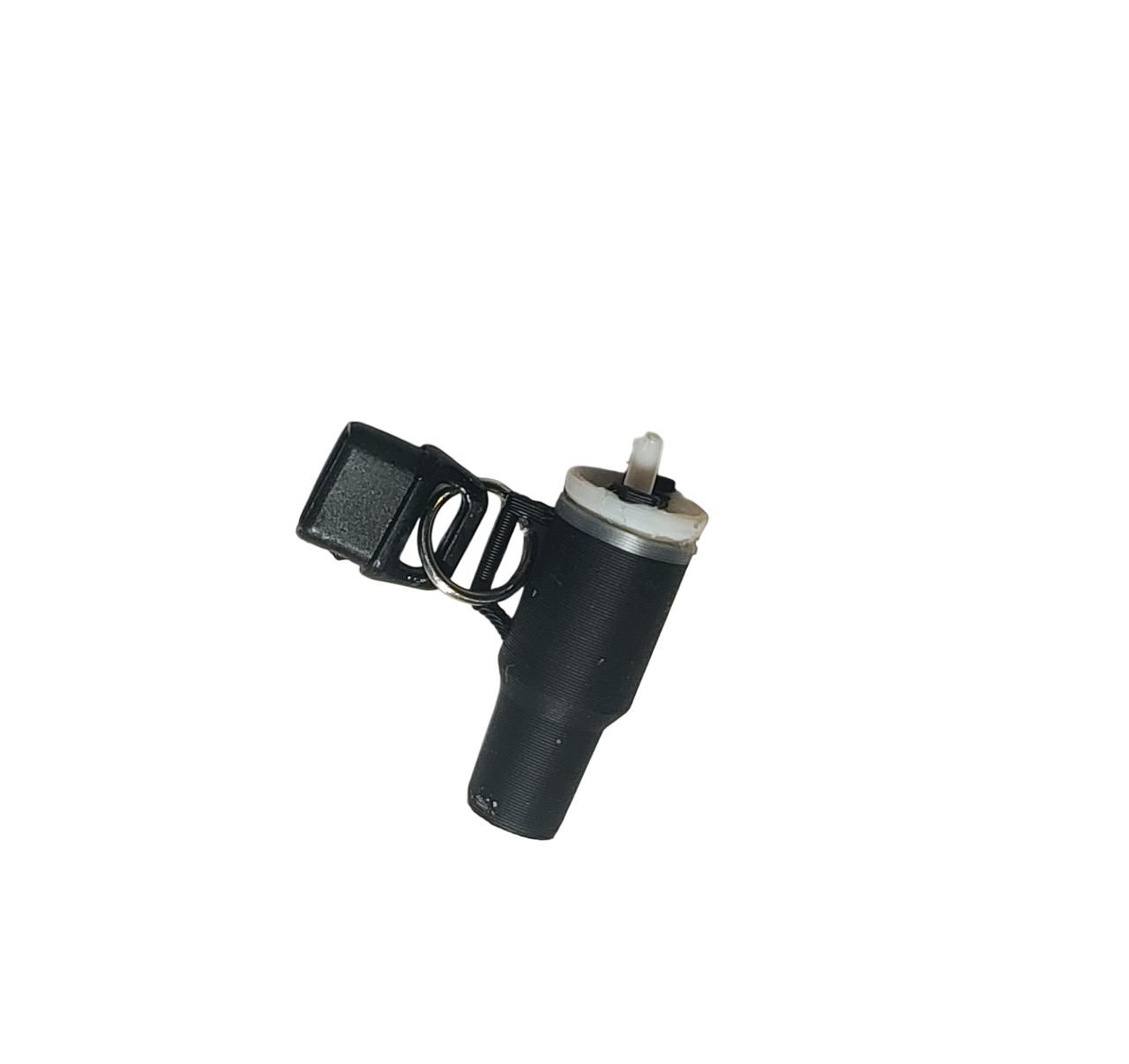 Mini Black Tumbler Water Bottle Dust Plug Phone Charm