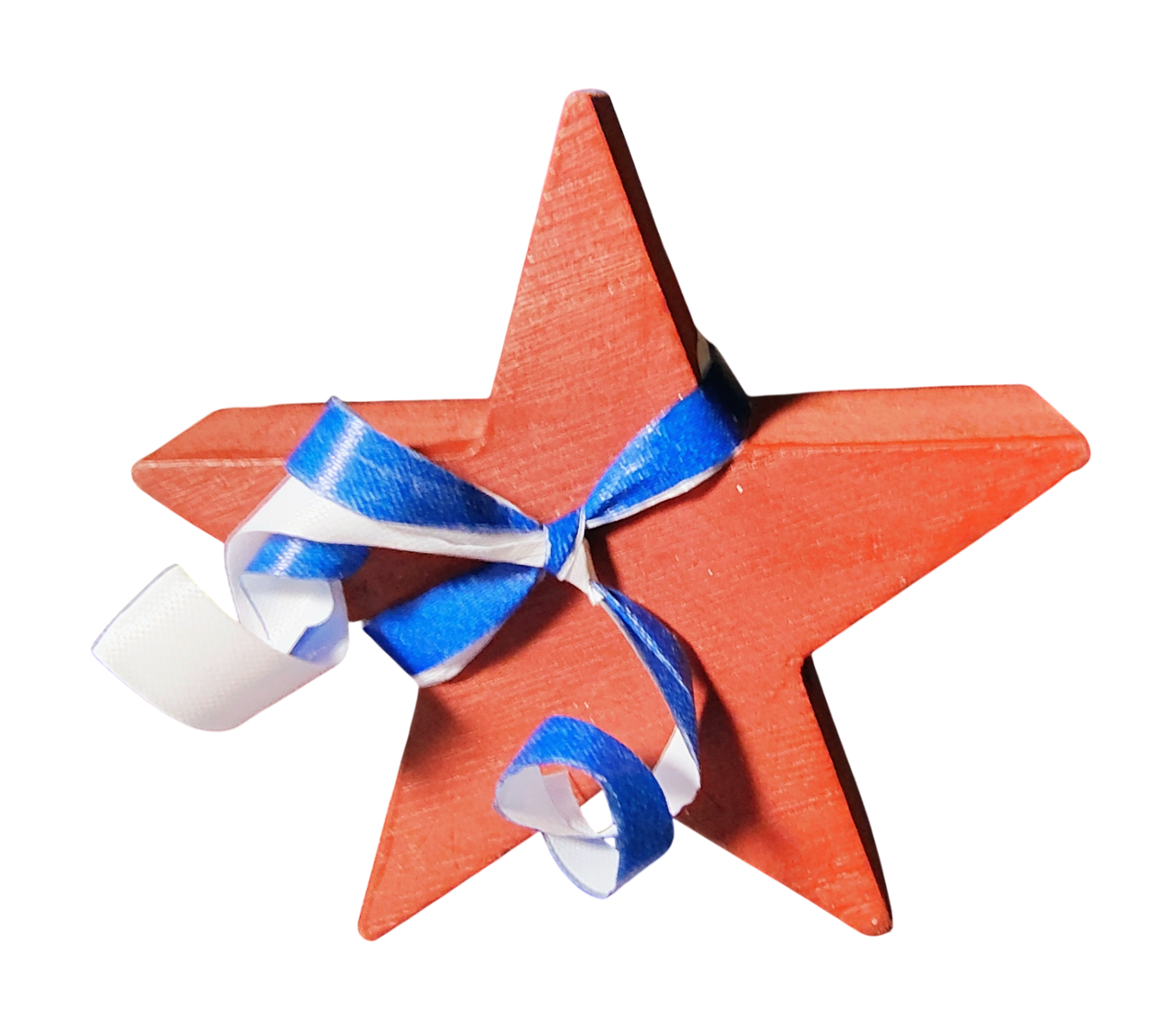 Patriotic Wooden Star Shelf Sitter
