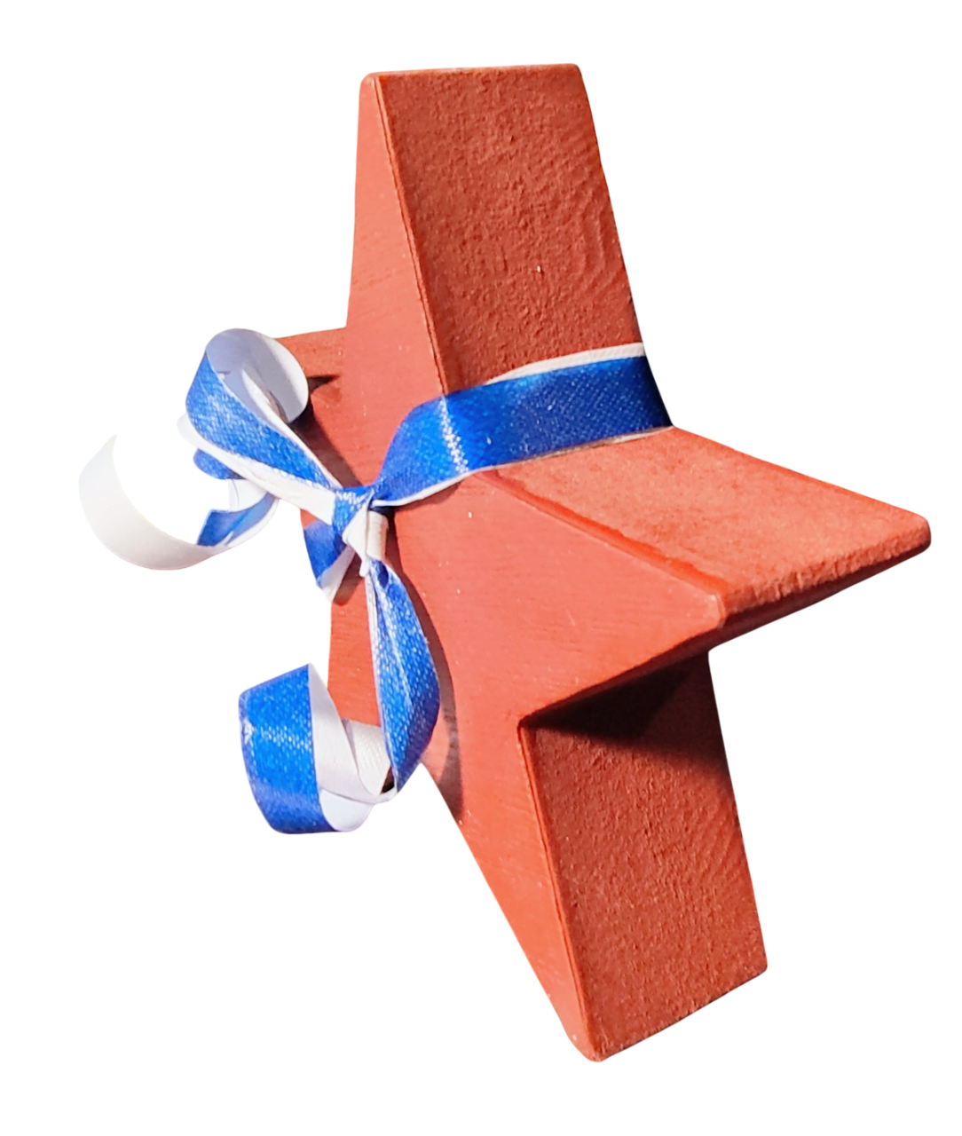 Patriotic Wooden Star Shelf Sitter