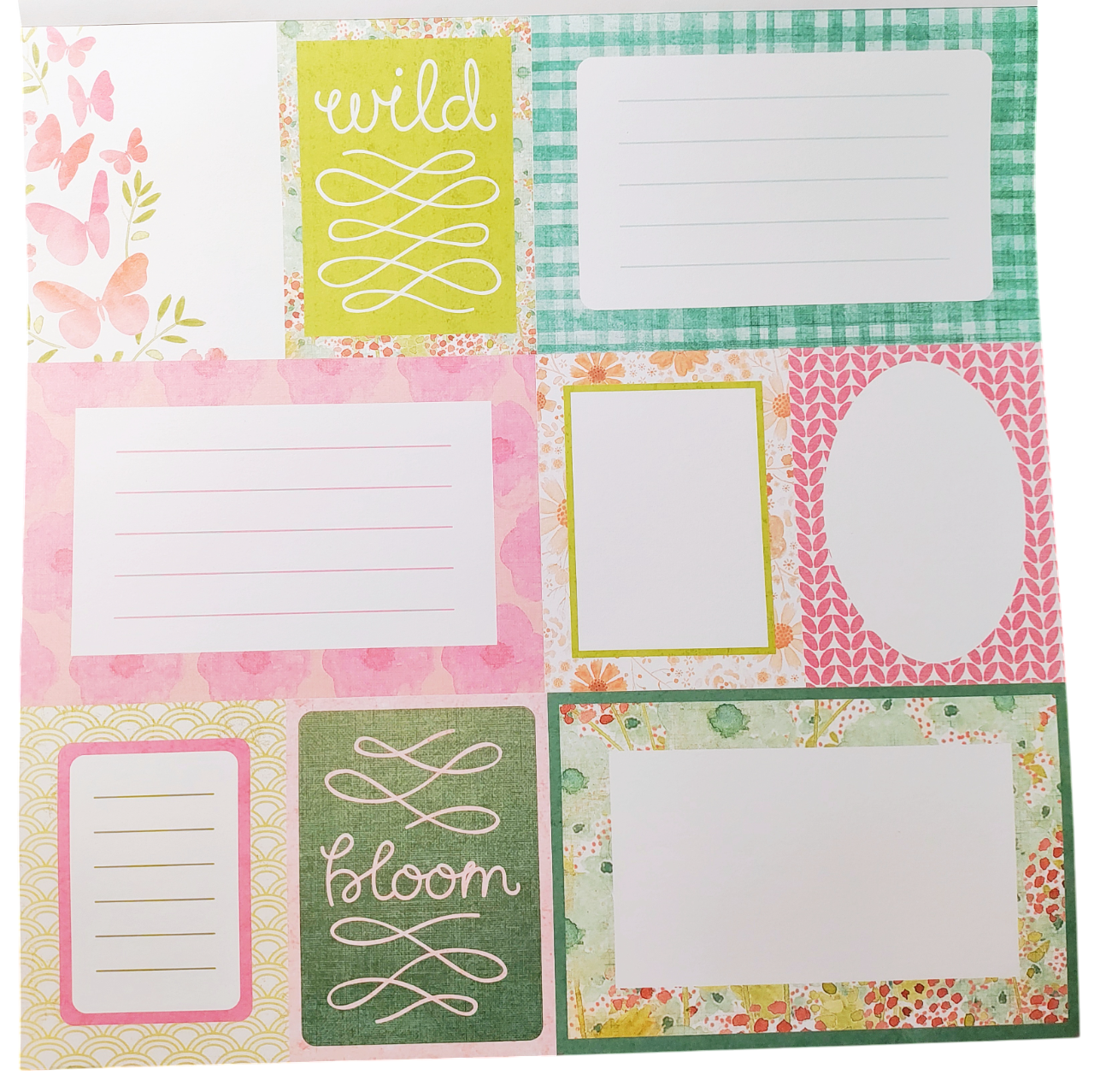 Set of 25 Mixed Bulk Lot of 12 x 12 Scrapbook Paper