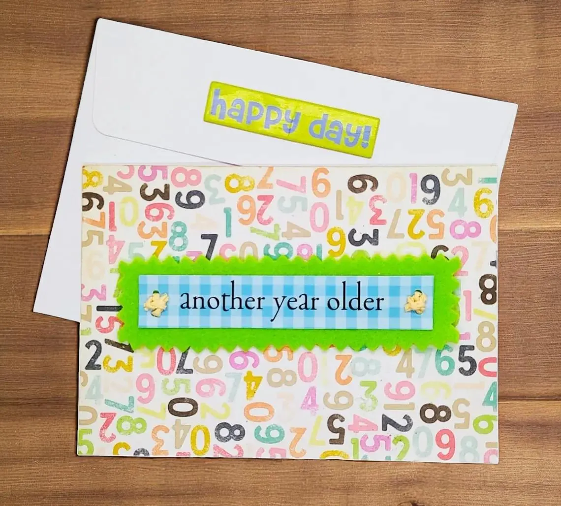 Another Year Older Happy Birthday Card