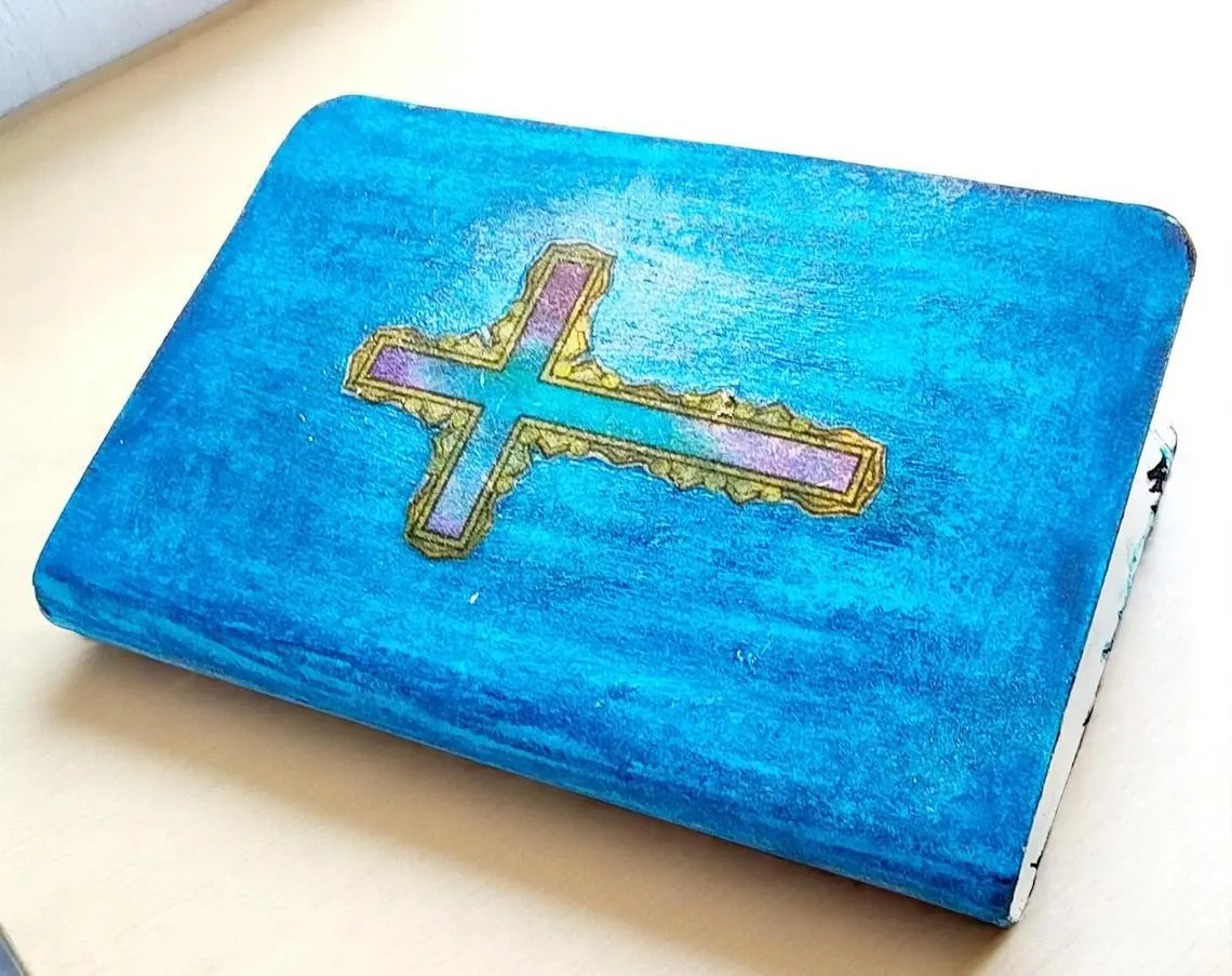 Christian Hand-Covered Pocket Bible - New Testament, Psalms, Proverbs 