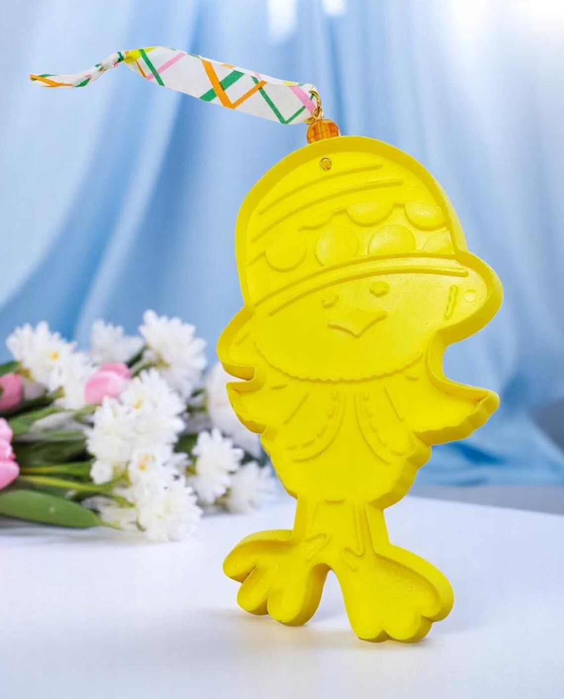 Yellow Chick Cookie Cutter Spring Ornament