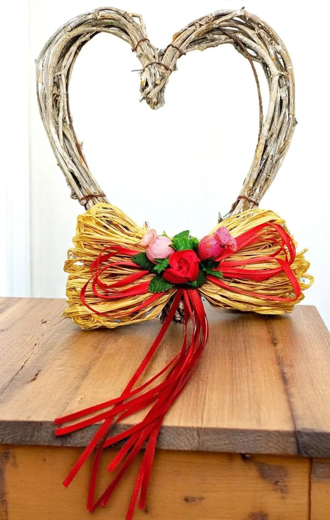 Handmade Small Heart Shaped Twig Wreath 