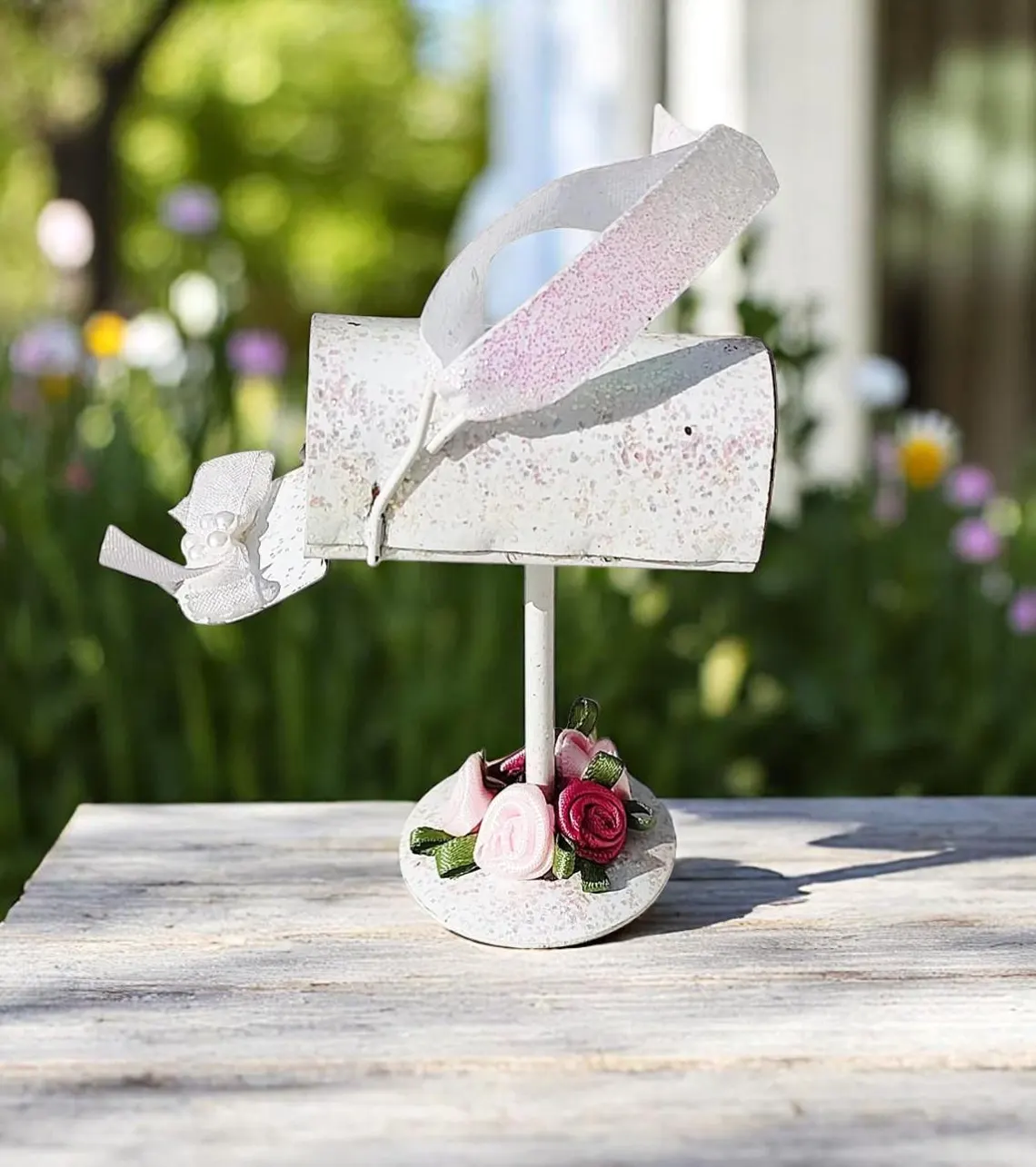 Handmade Mini Love Mailbox Accent Ornament 