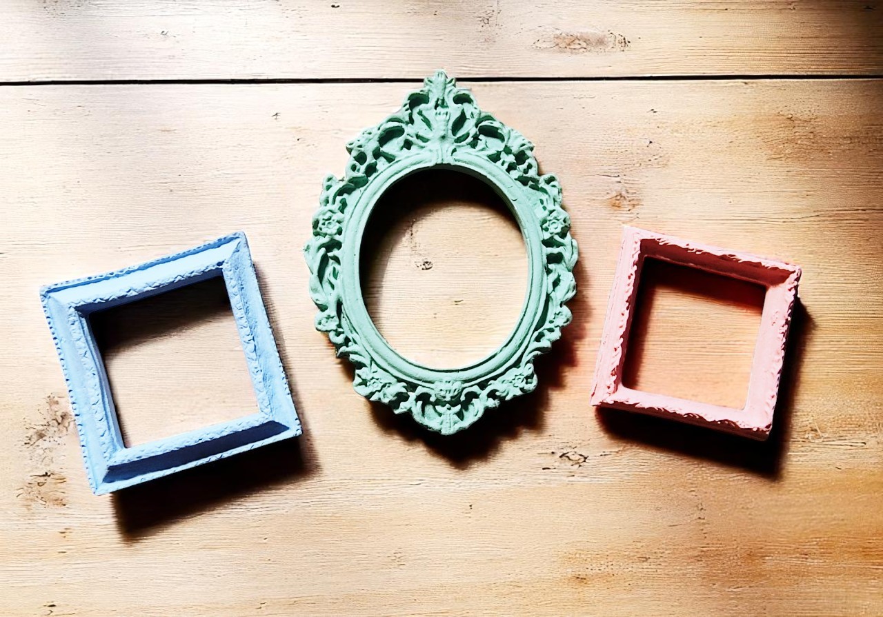 Colorful Miniature Ornate Frames