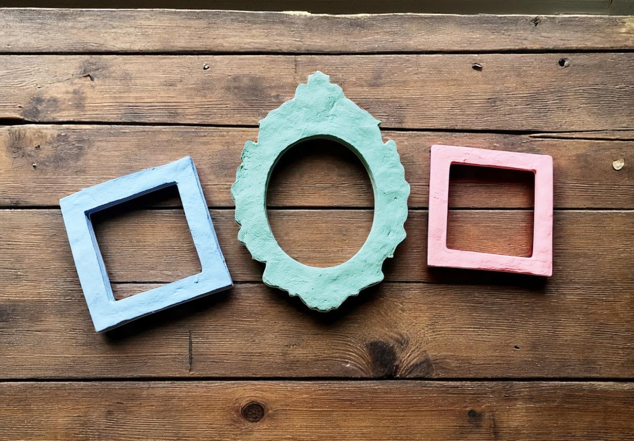 Colorful Miniature Ornate Frames