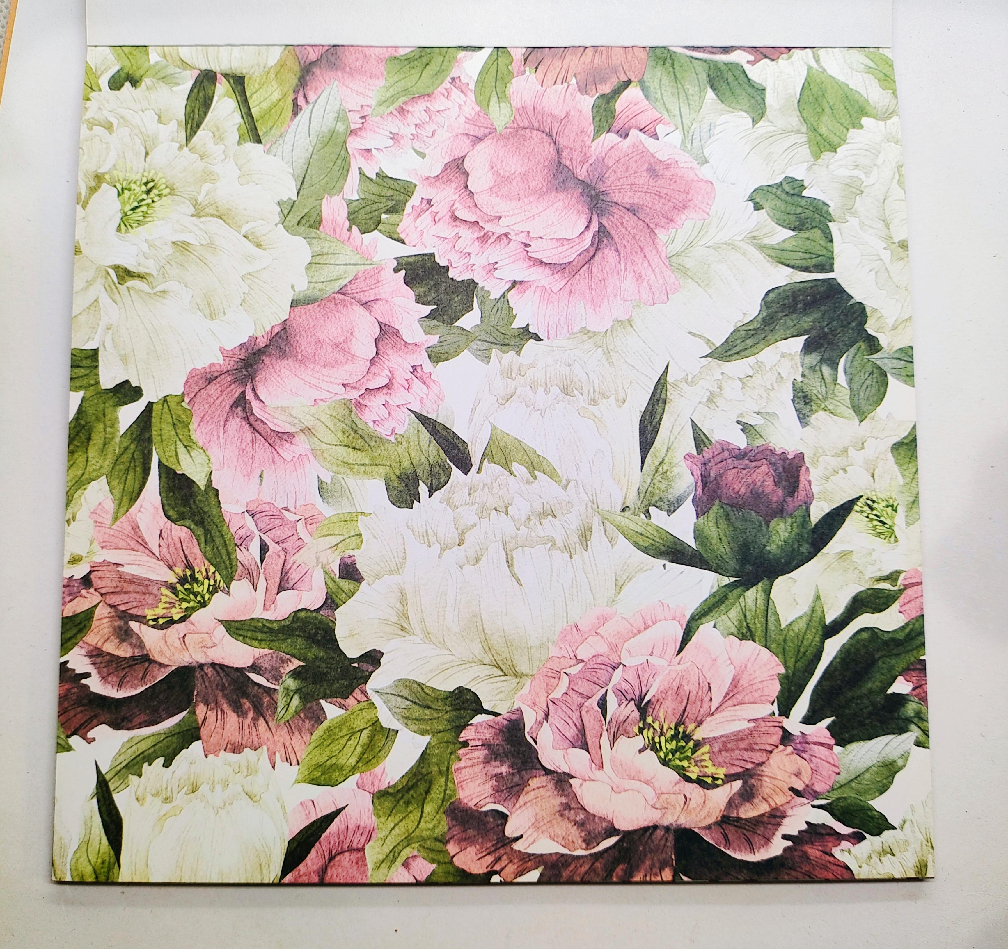 Relax & Enjoy Spellbinders Paper Pad of 6 x 6 Scrapbook Paper 