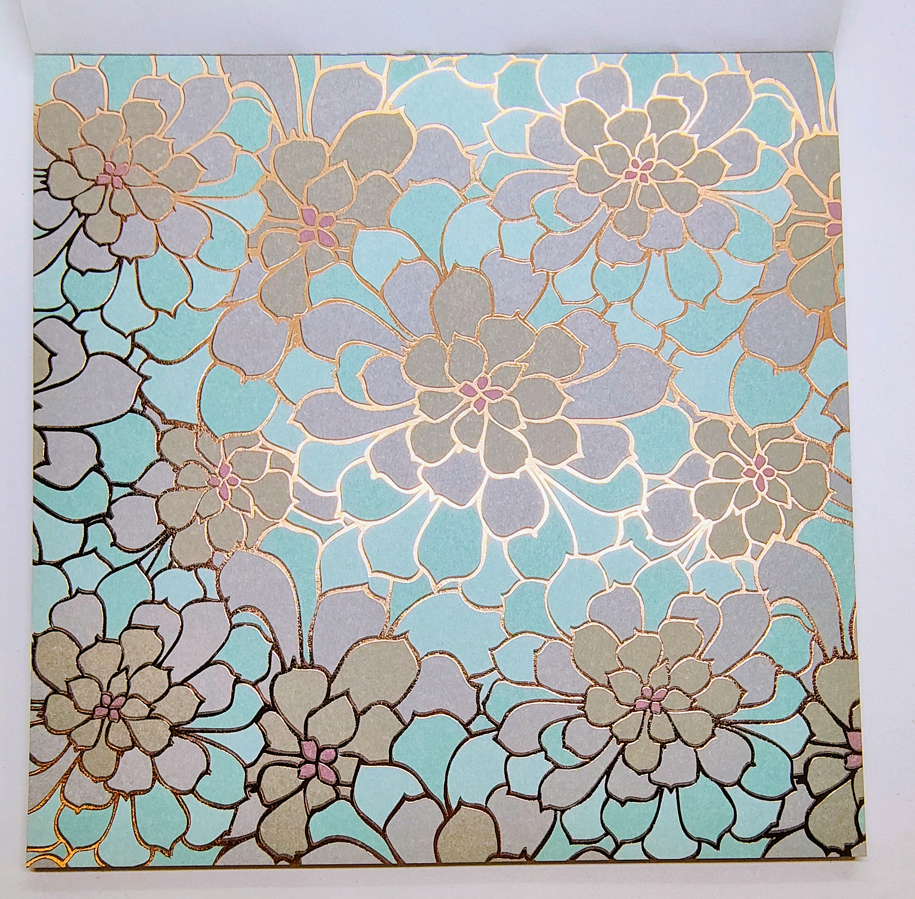 Relax & Enjoy Spellbinders Paper Pad of 6 x 6 Scrapbook Paper 