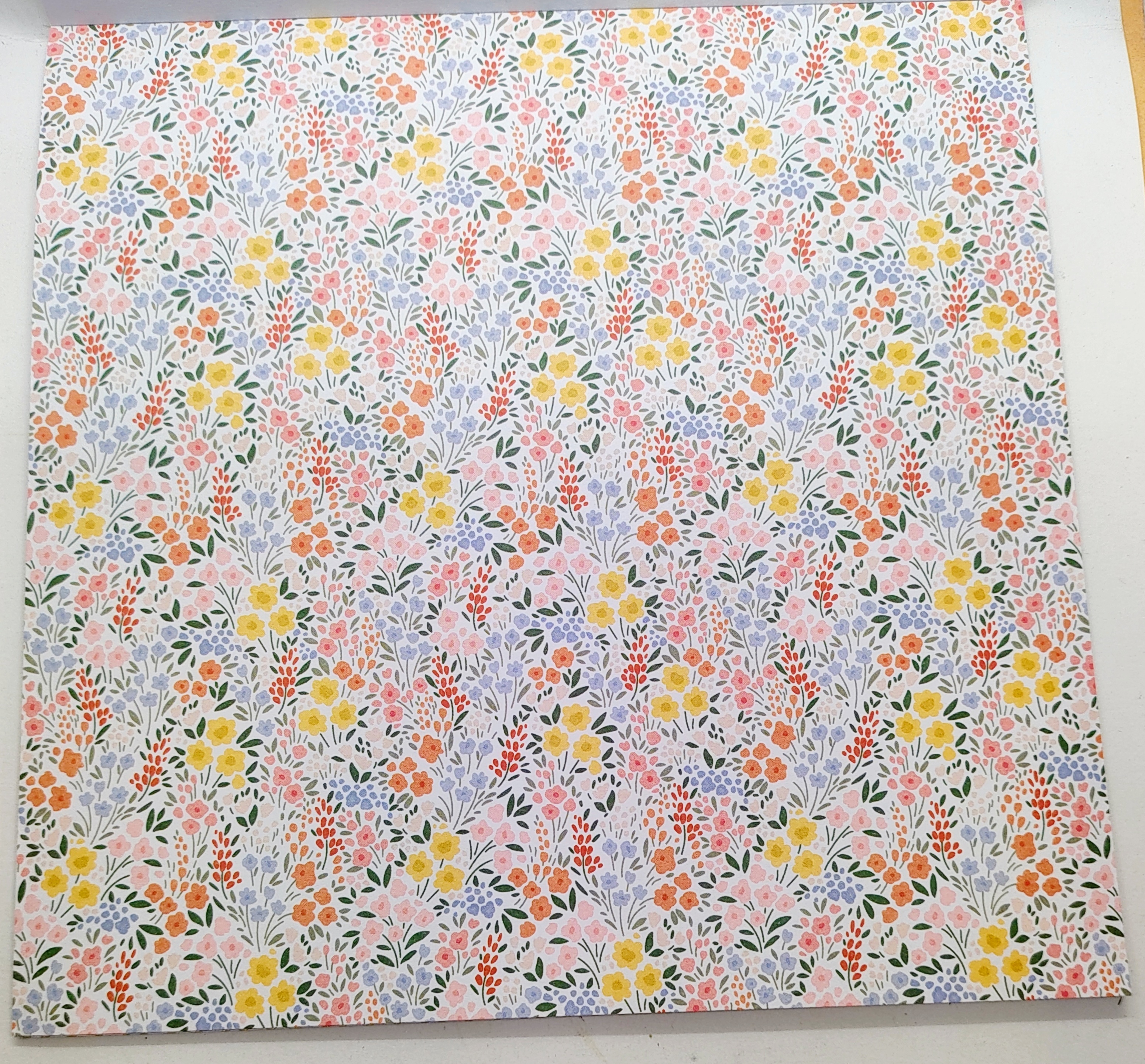 Cheerful Occasions Spellbinders Paper Pad of 6 x 6 Scrapbook Paper