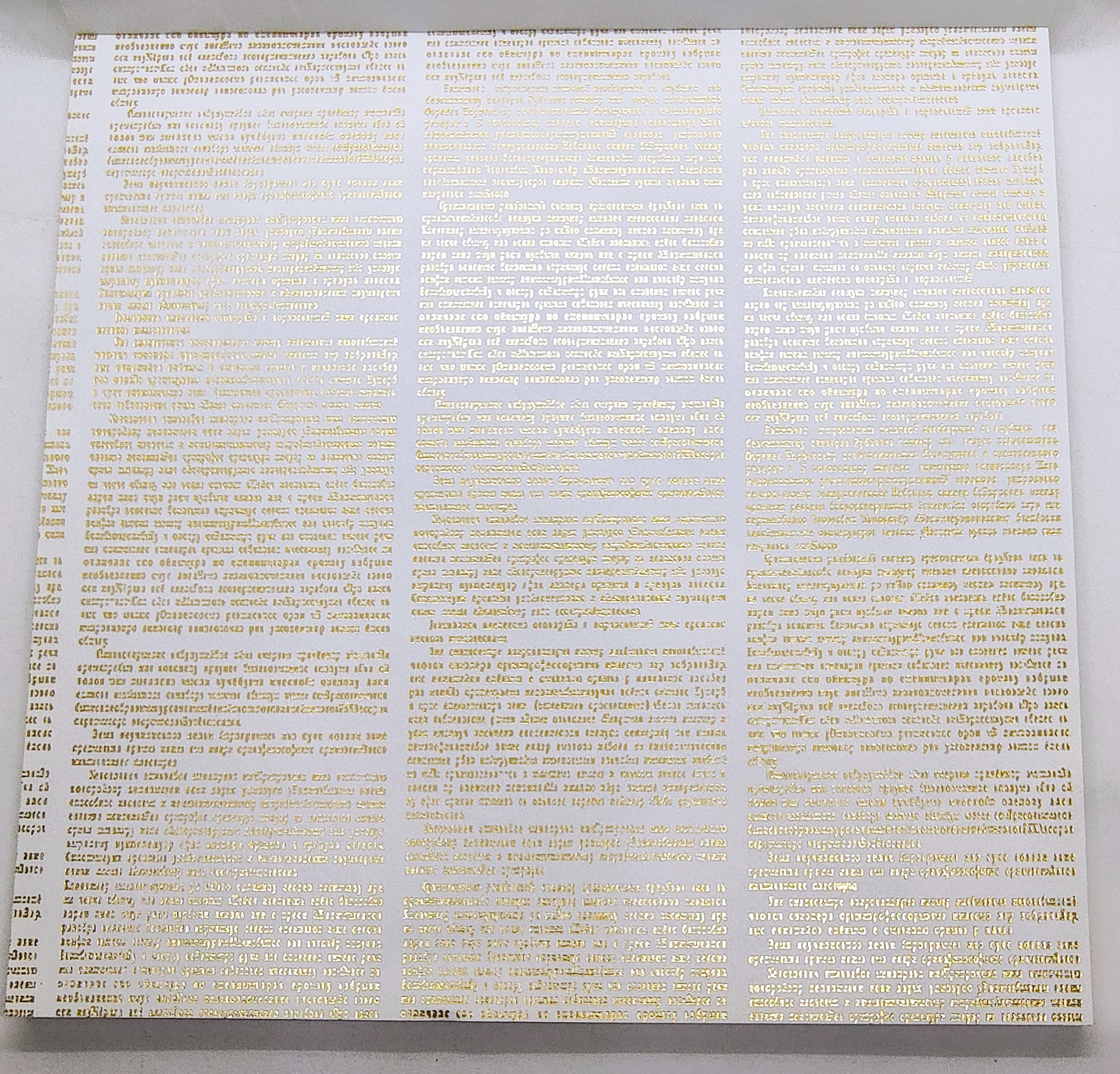 Golden Swan Spellbinders Paper Pad of 6 x 6 Scrapbook Paper