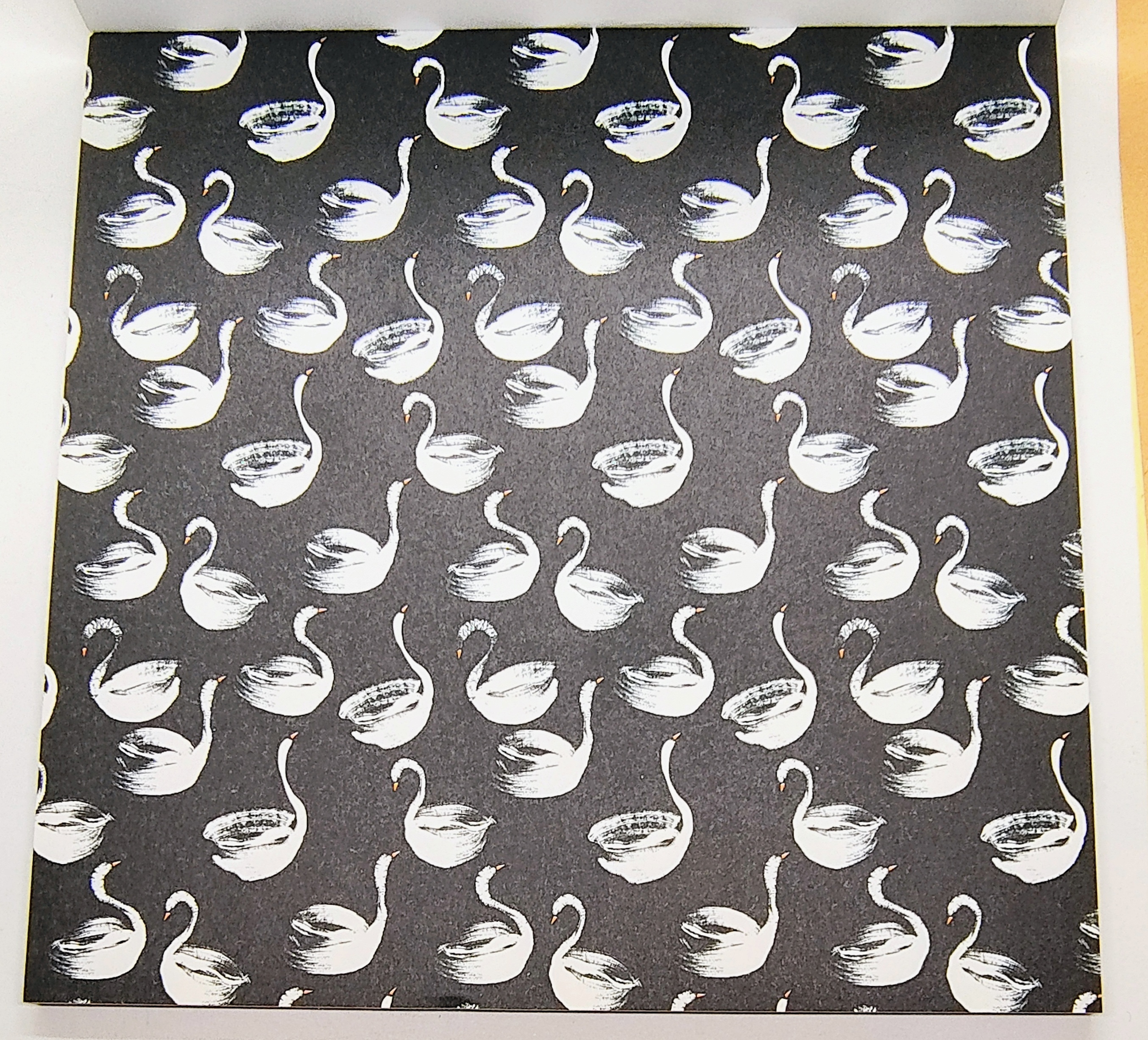Golden Swan Spellbinders Paper Pad of 6 x 6 Scrapbook Paper