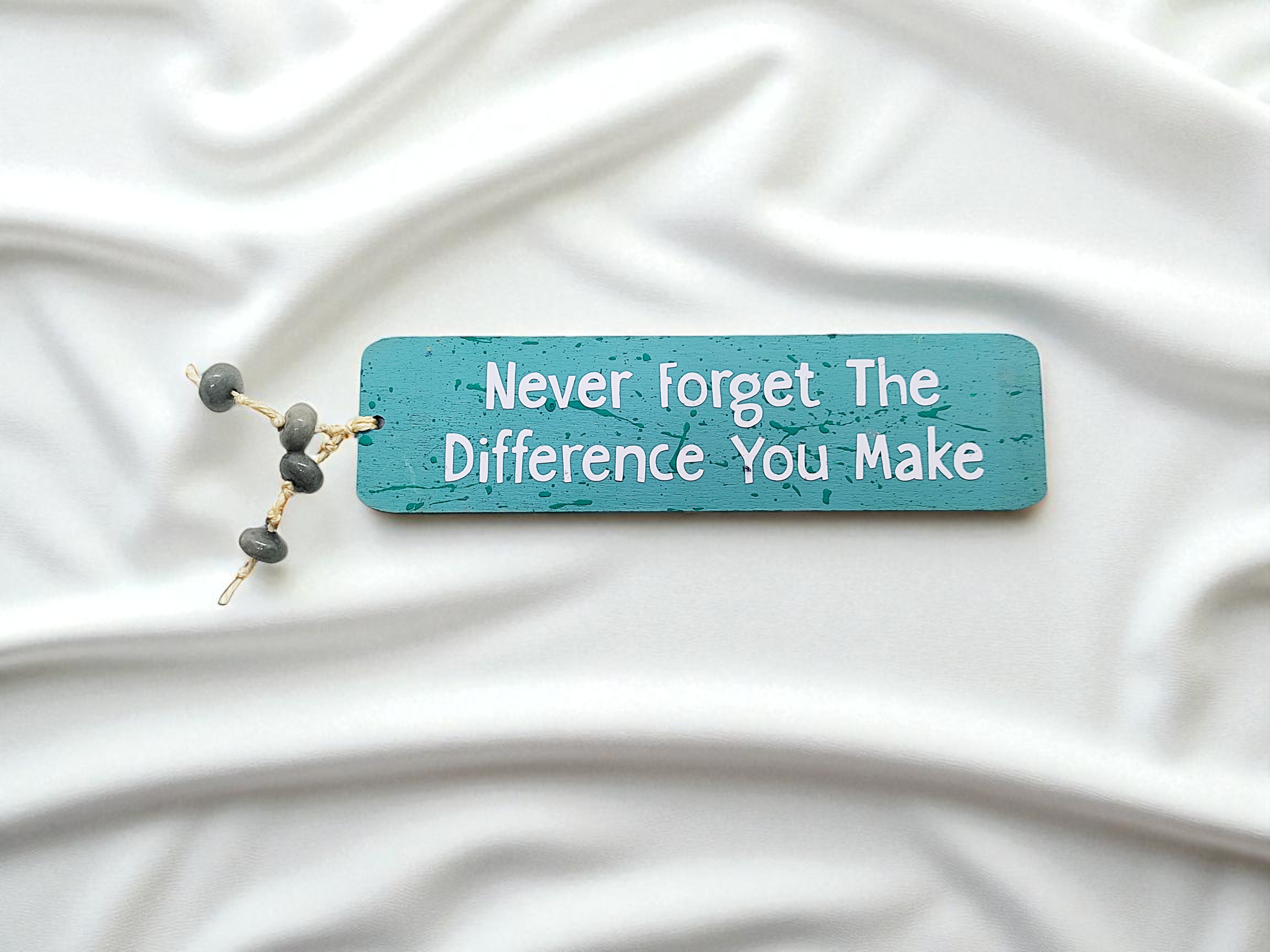 Wood Never Forget the Difference You Make Bookmark