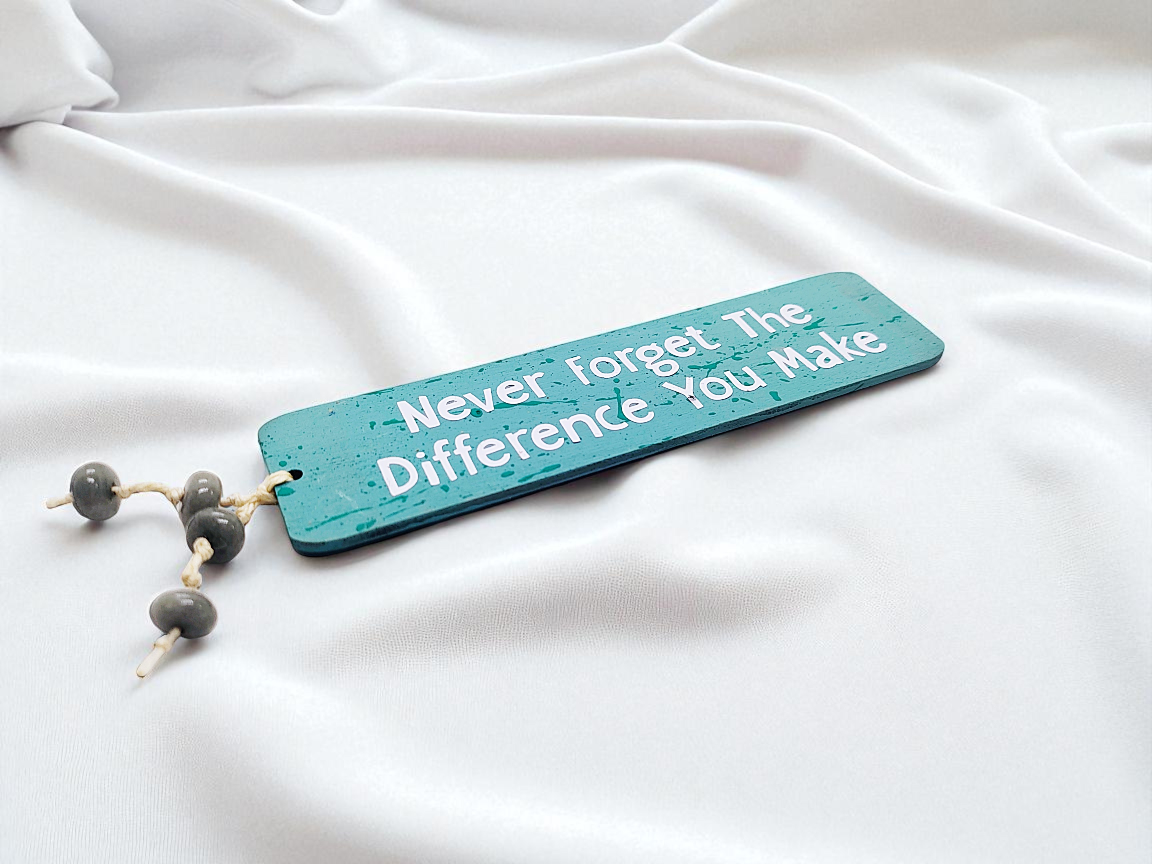 Wood Never Forget the Difference You Make Bookmark