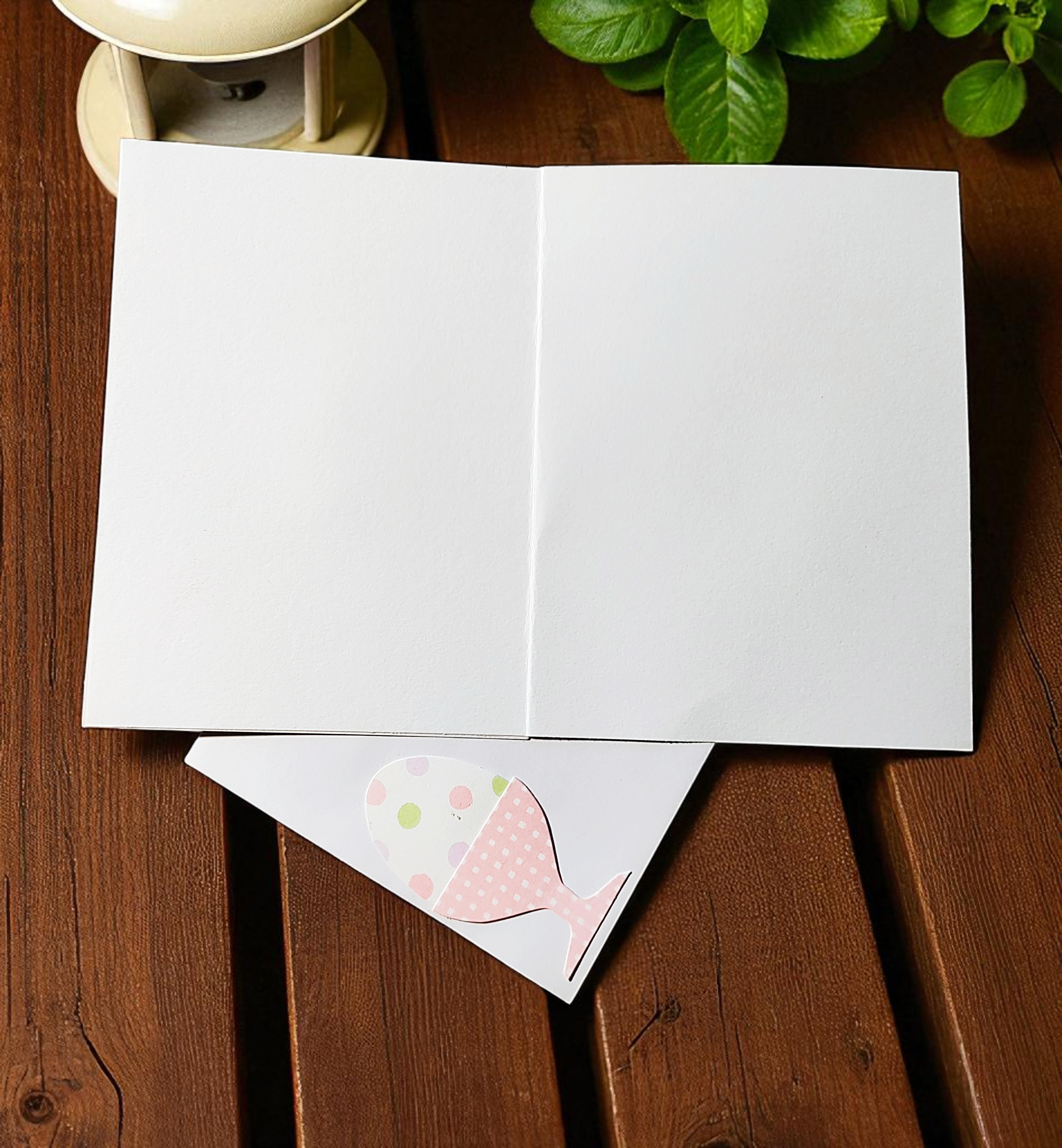 Handmade Easter Egg Card with Fluffy Chick