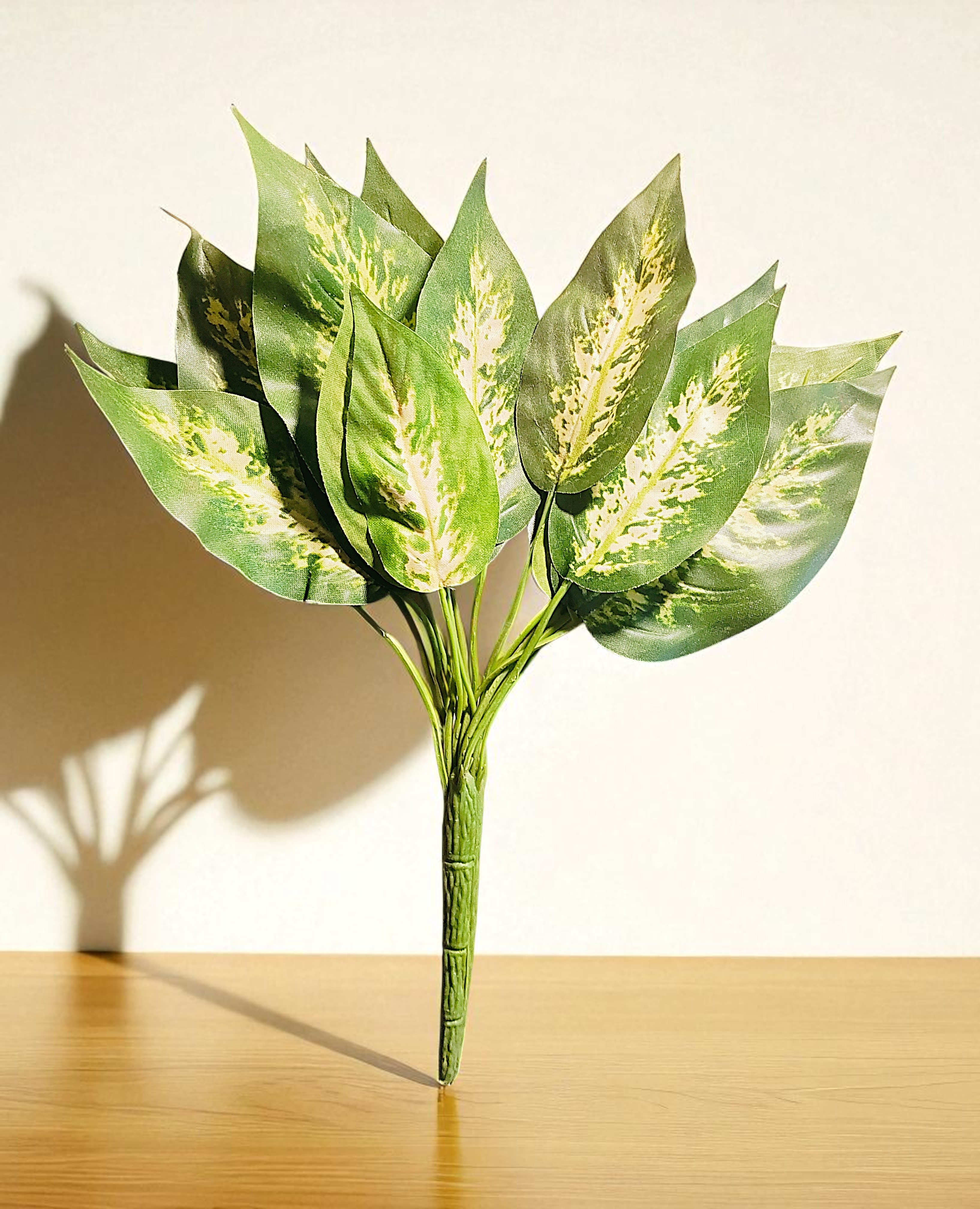 Artificial Dieffenbachia Leaf Bunch