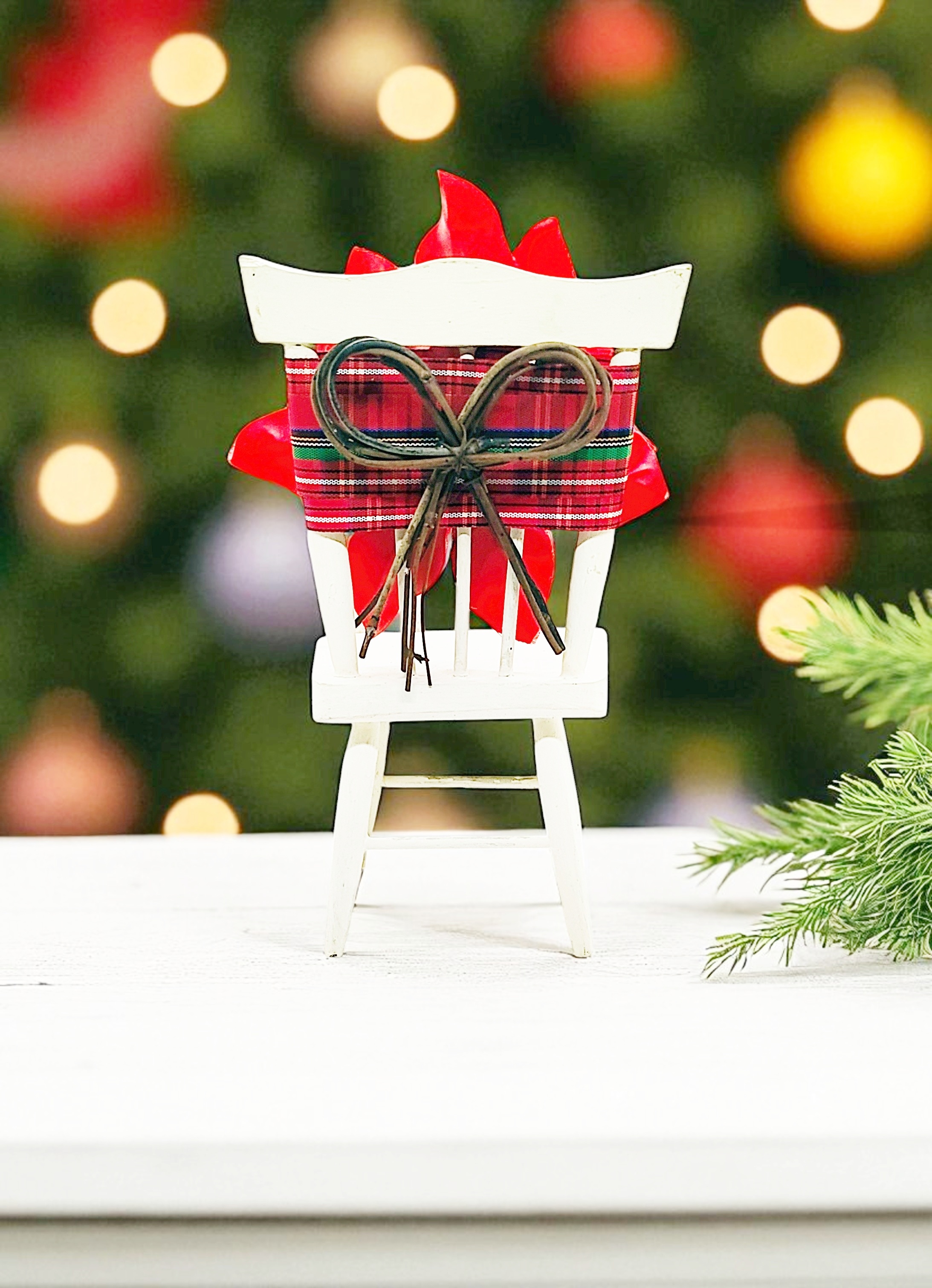 Decorative Miniature Chair Centerpiece Decoration