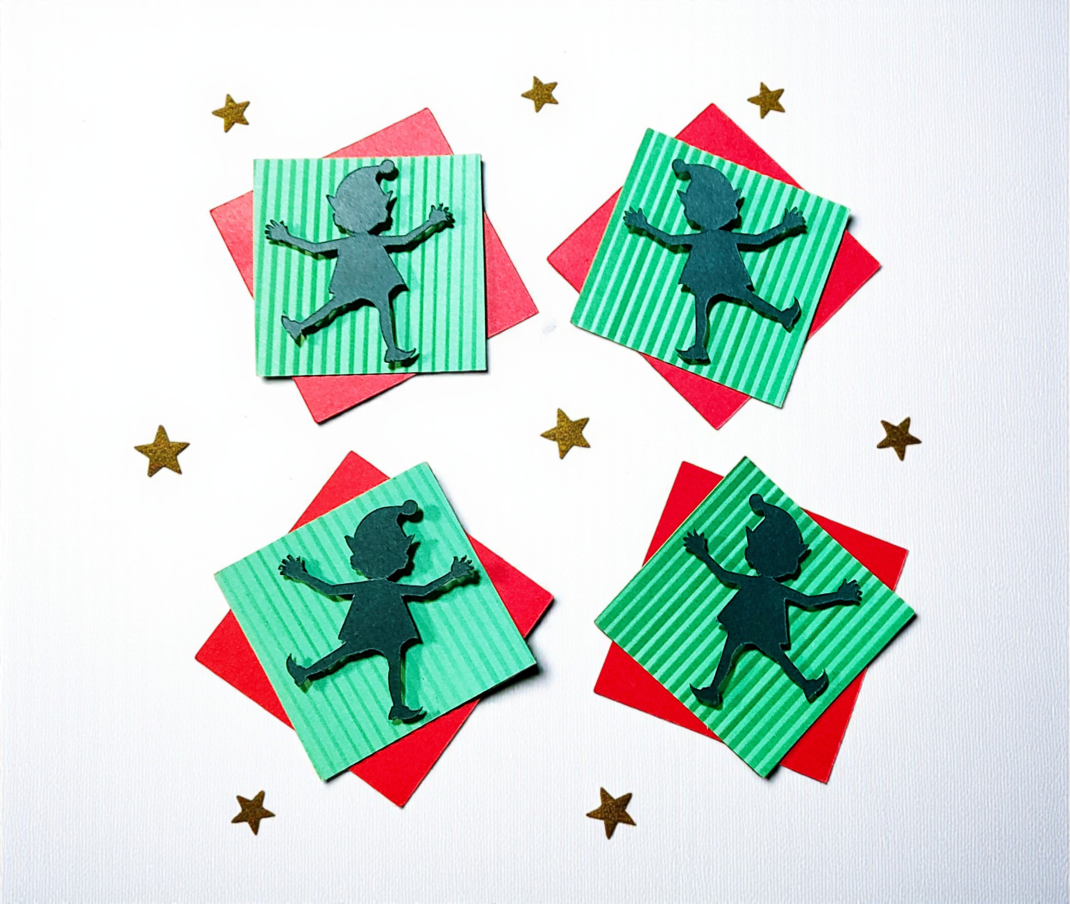 Handmade Christmas Elf Embellishments
