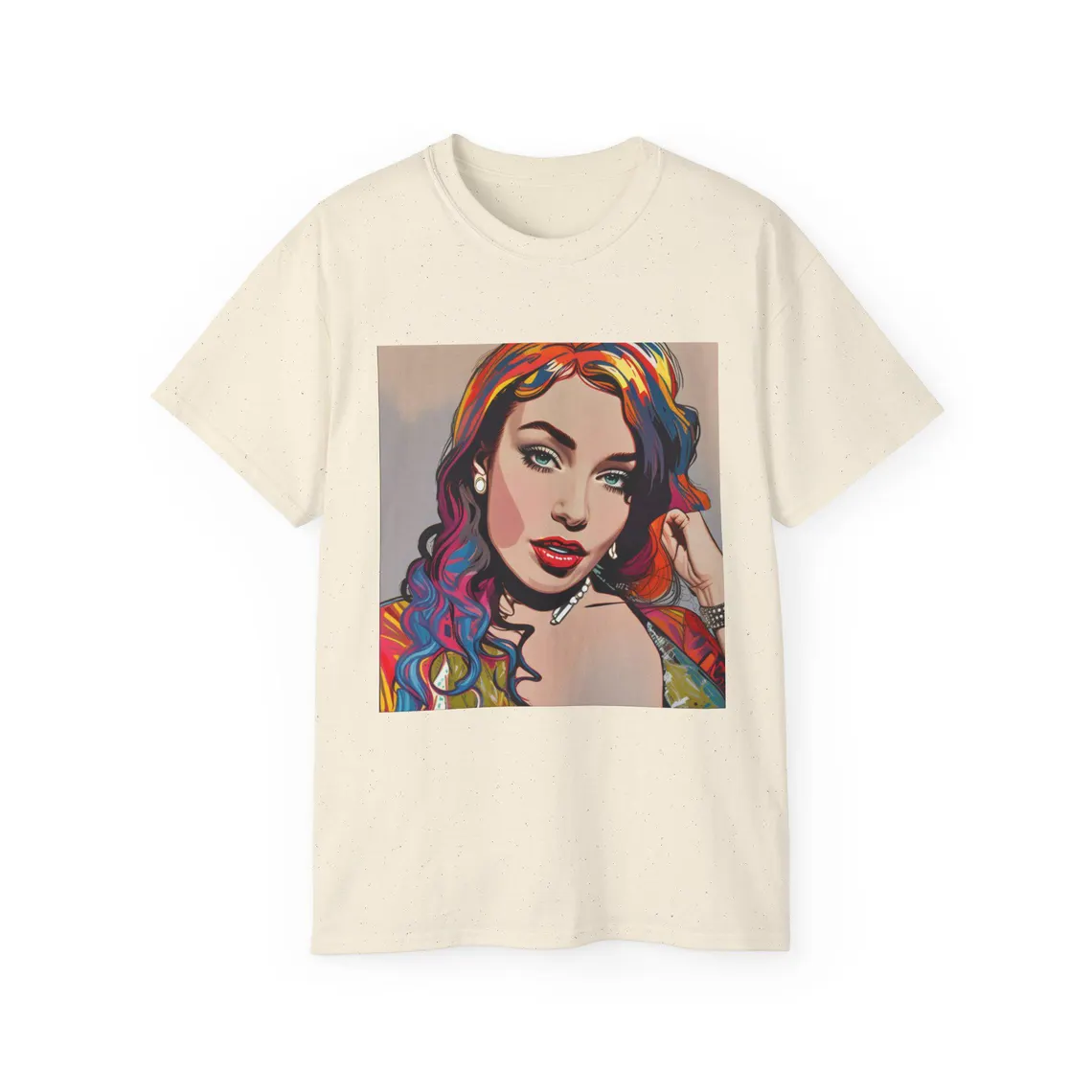Your Selfie on a Casual Graphic Tee